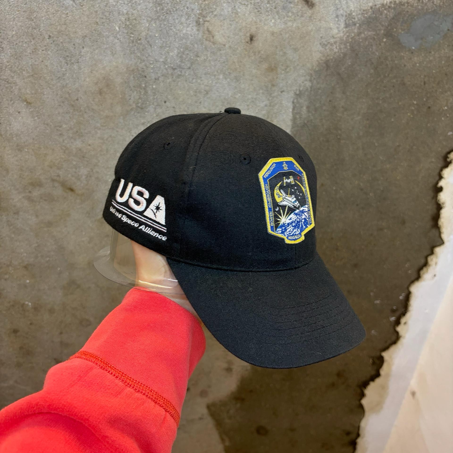 90s USA 빈티지 STS-126 우주왕복선 엔데버호 볼캡 모자 3