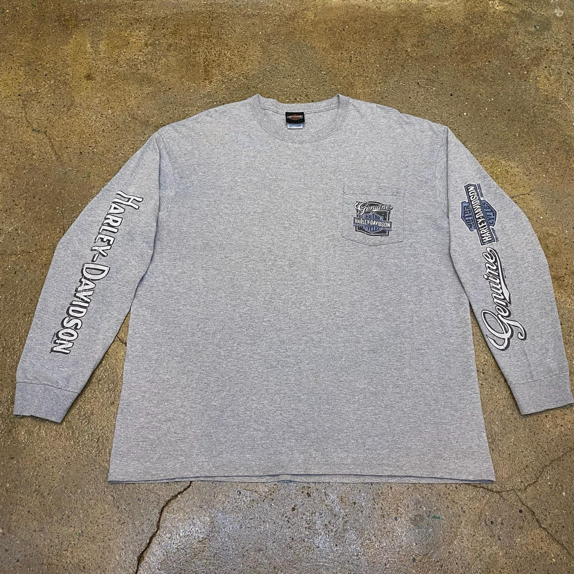 00s 미국 빈티지 할리데이비슨 블랙위도우 롱슬리브 긴팔티 2