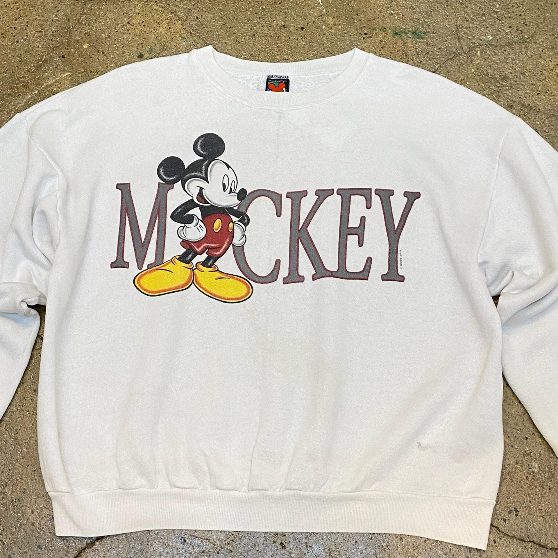 레어 90s Made in USA 빈티지 디즈니 미키마우스 맨투맨 3