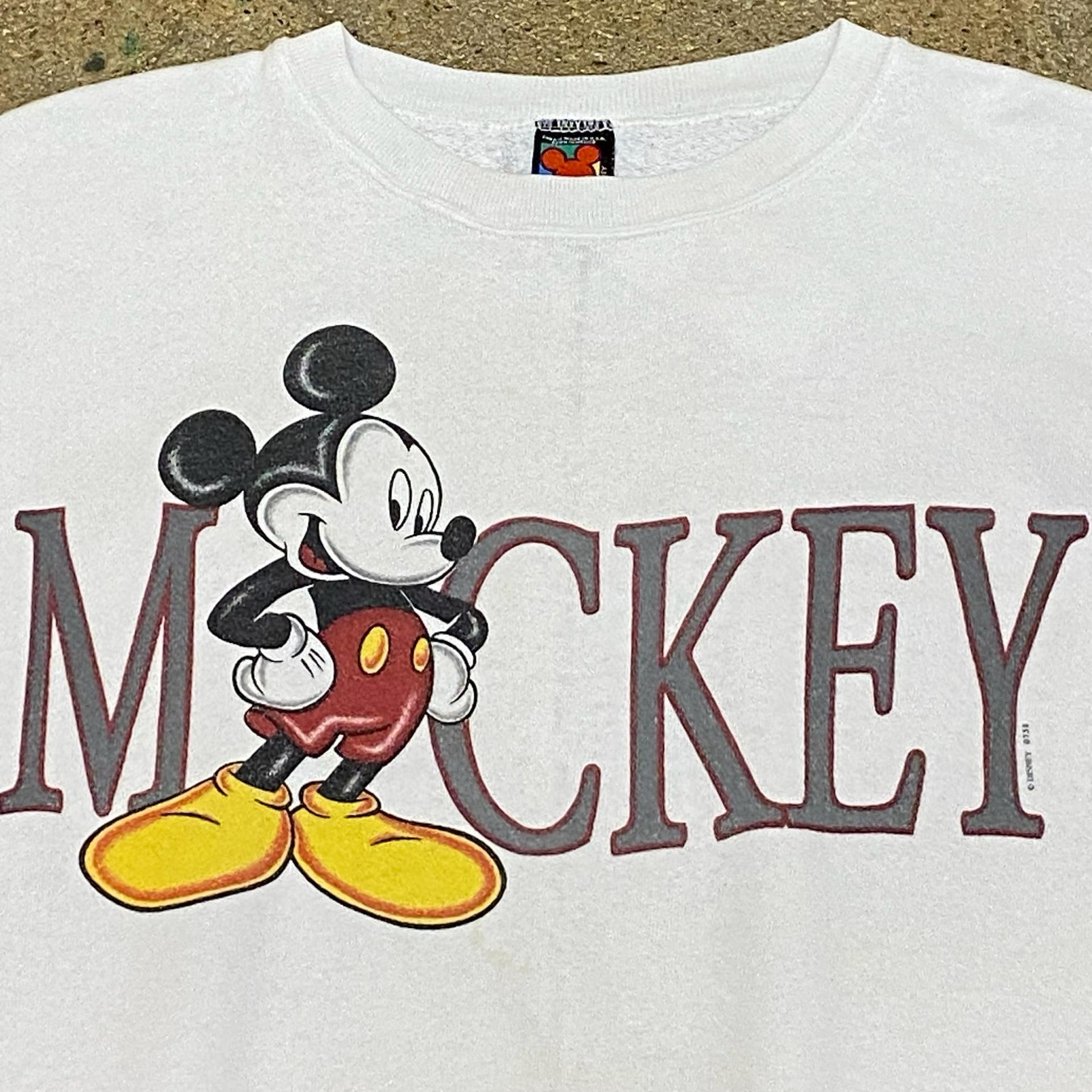 레어 90s Made in USA 빈티지 디즈니 미키마우스 맨투맨 5