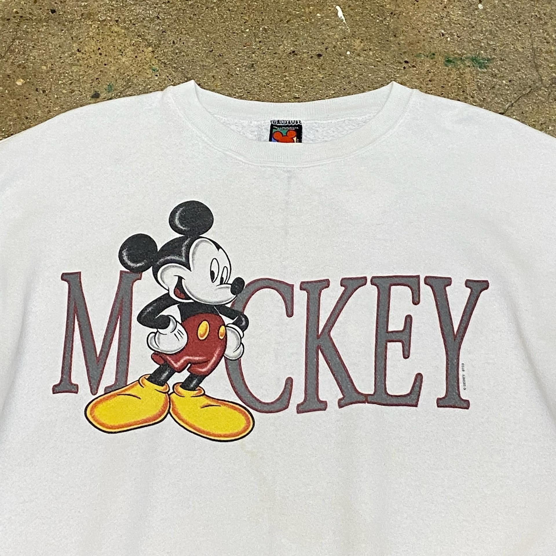 레어 90s Made in USA 빈티지 디즈니 미키마우스 맨투맨 4