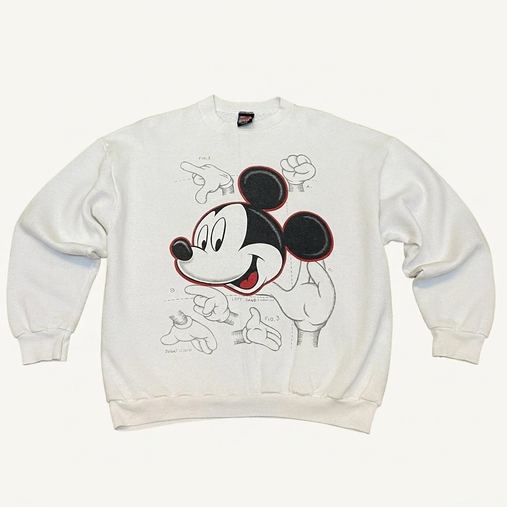 레어 90s Made in USA 빈티지 디즈니 미키마우스 맨투맨 1