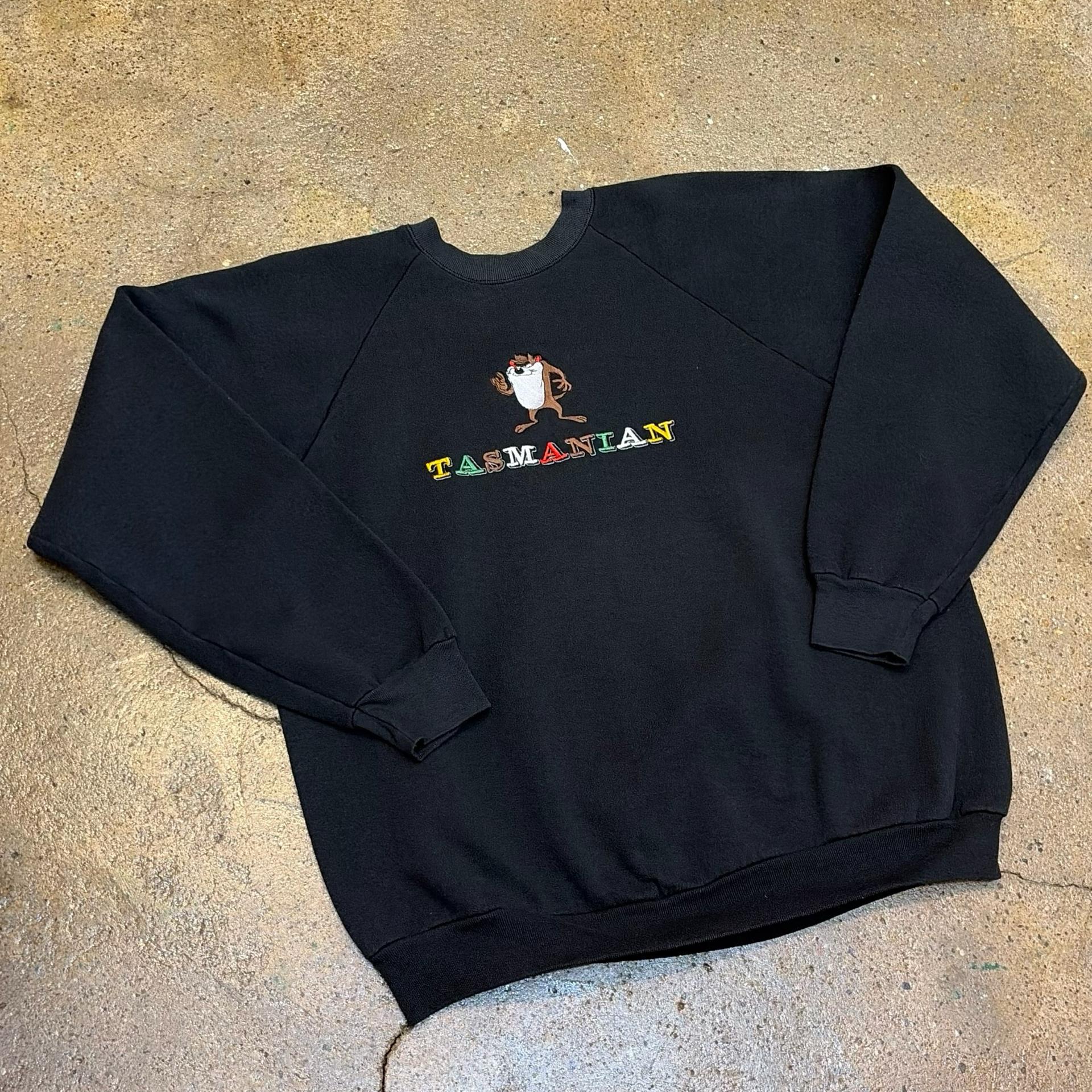 90s Made in USA 미국 빈티지 루니툰즈 테즈 맨투맨 3