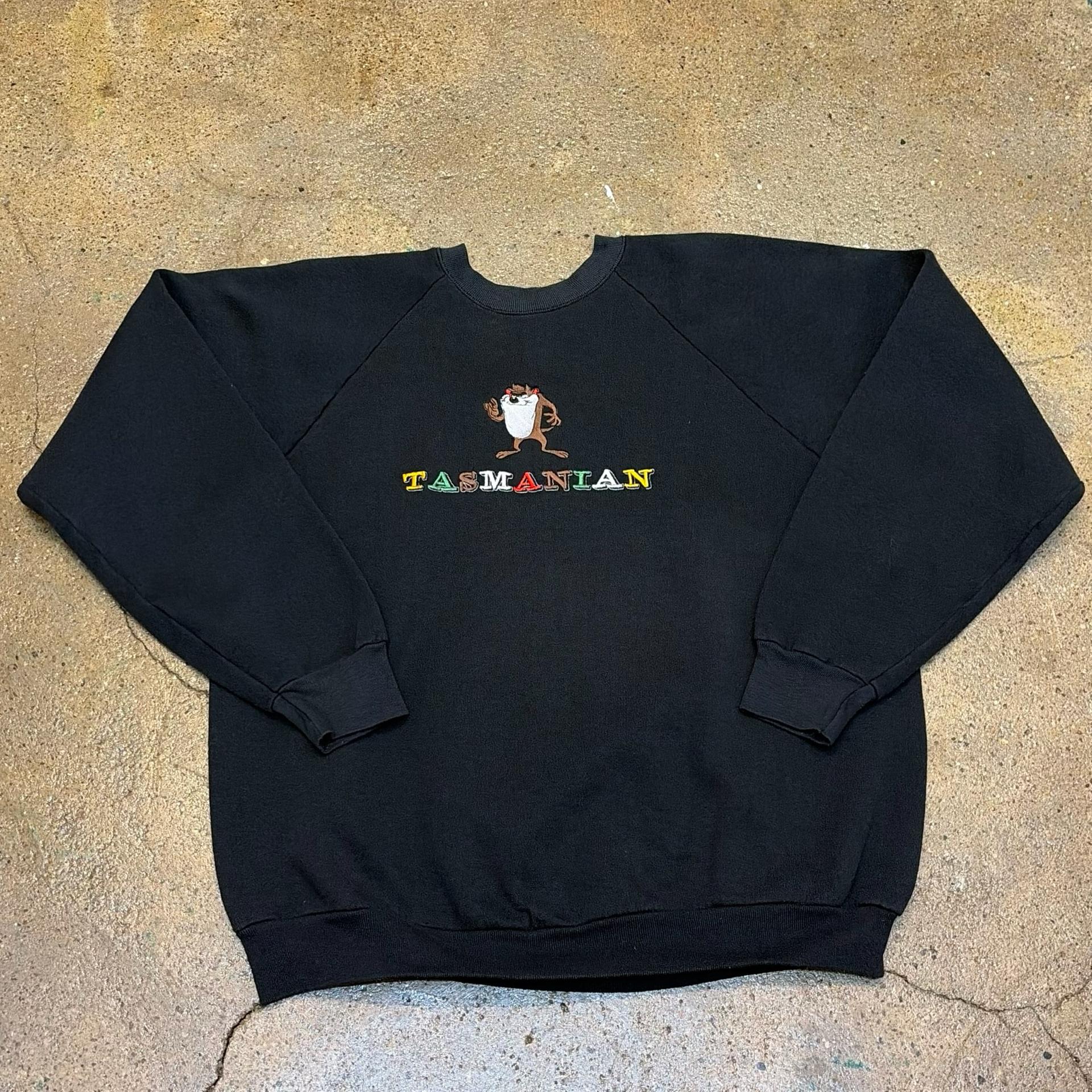 90s Made in USA 미국 빈티지 루니툰즈 테즈 맨투맨 2