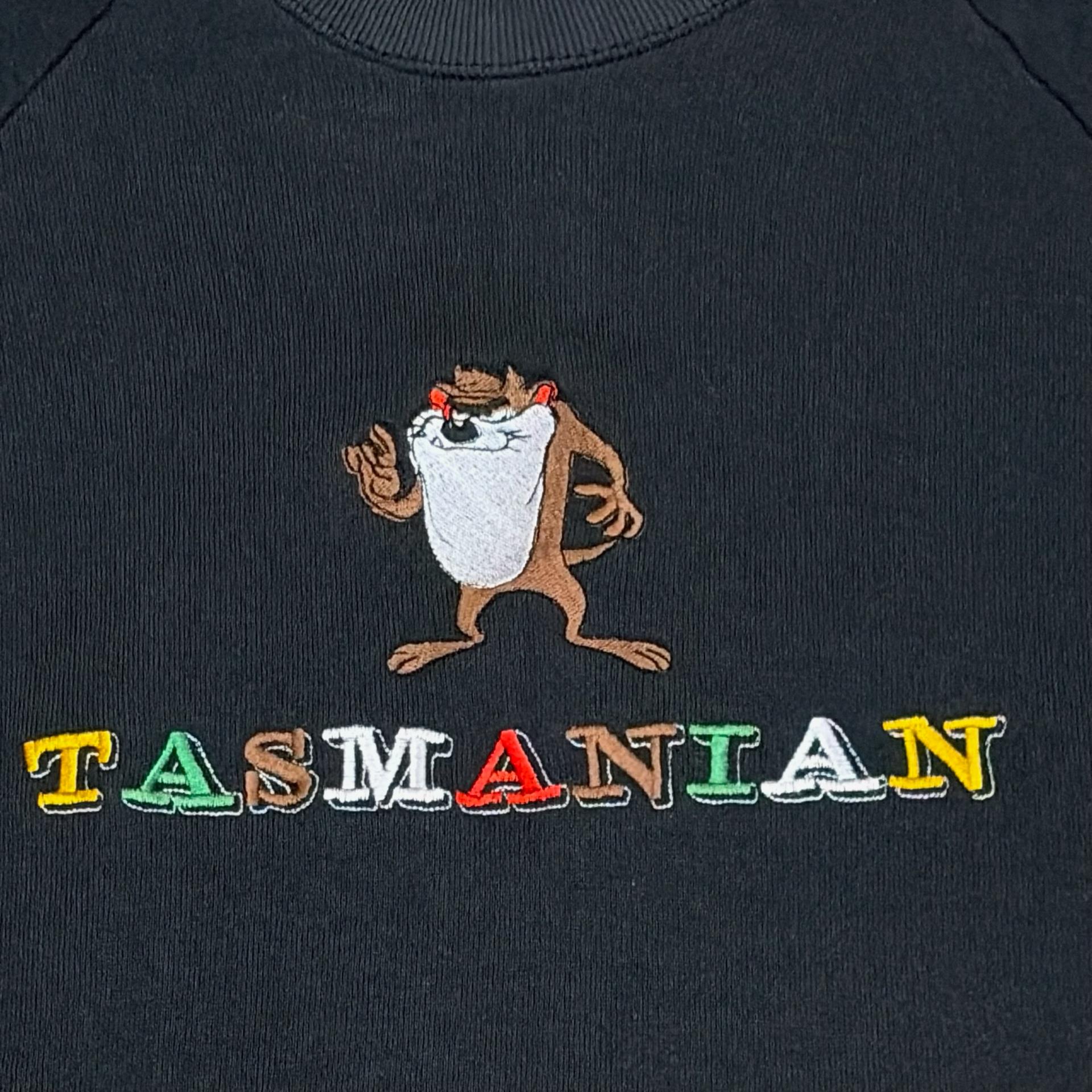 90s Made in USA 미국 빈티지 루니툰즈 테즈 맨투맨 5