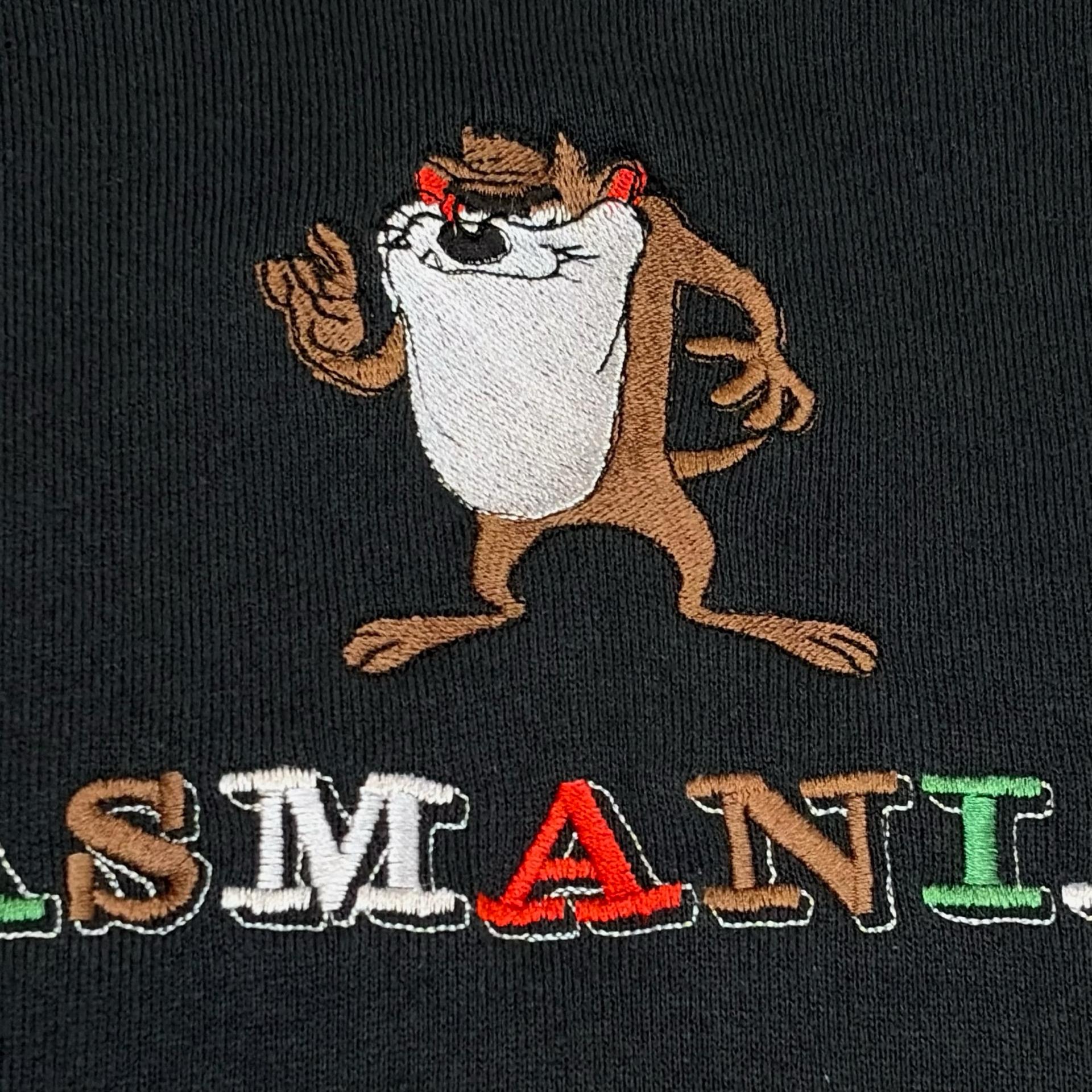 90s Made in USA 미국 빈티지 루니툰즈 테즈 맨투맨 6