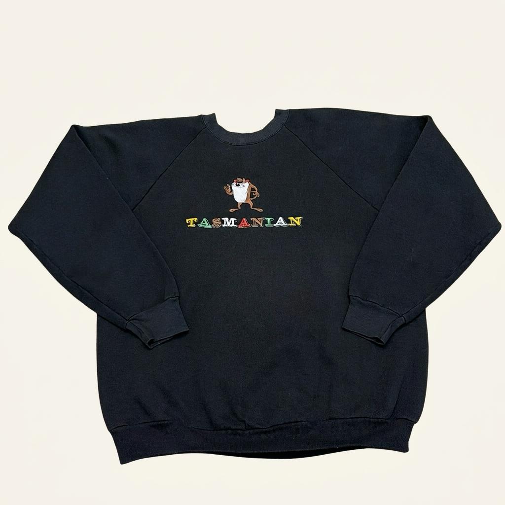 90s Made in USA 미국 빈티지 루니툰즈 테즈 맨투맨 1