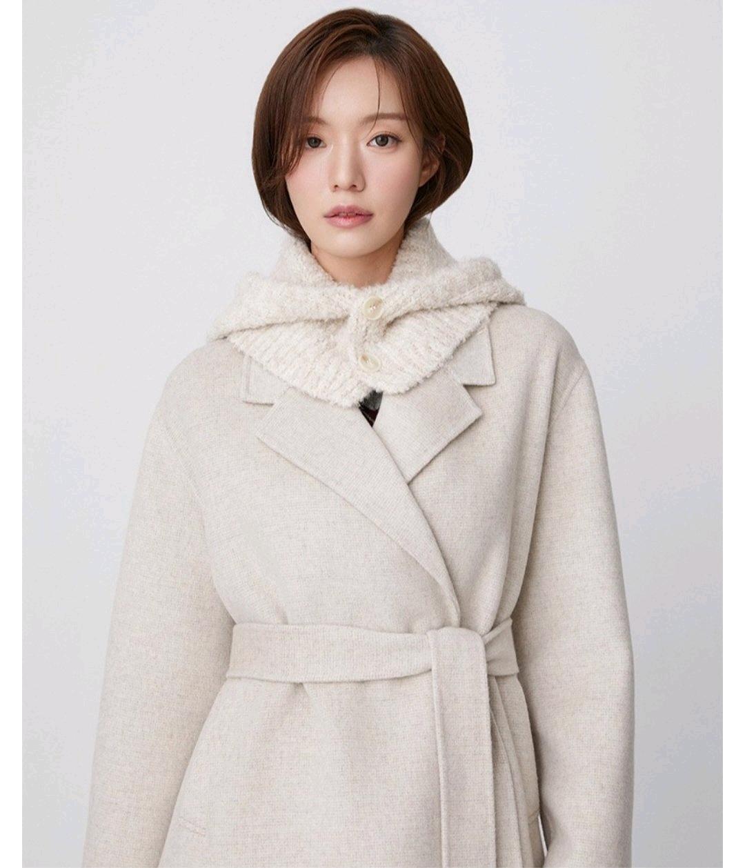 [새상품] 플라스틱아일랜드 벨티드 울 하프 자켓 코트(정가35.9만) 9