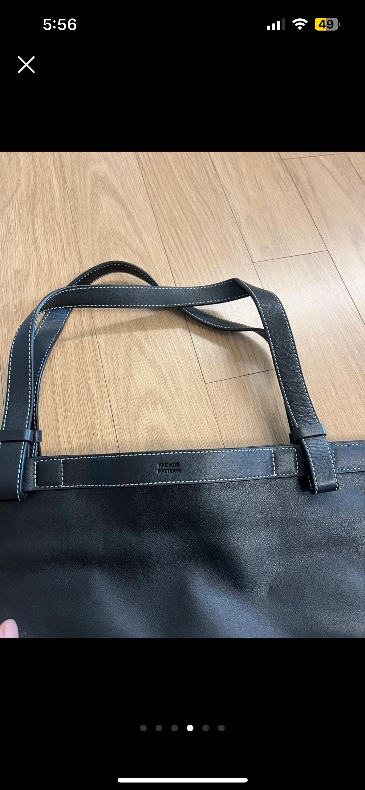 파사드패턴 셀러리 레더백 블랙 3