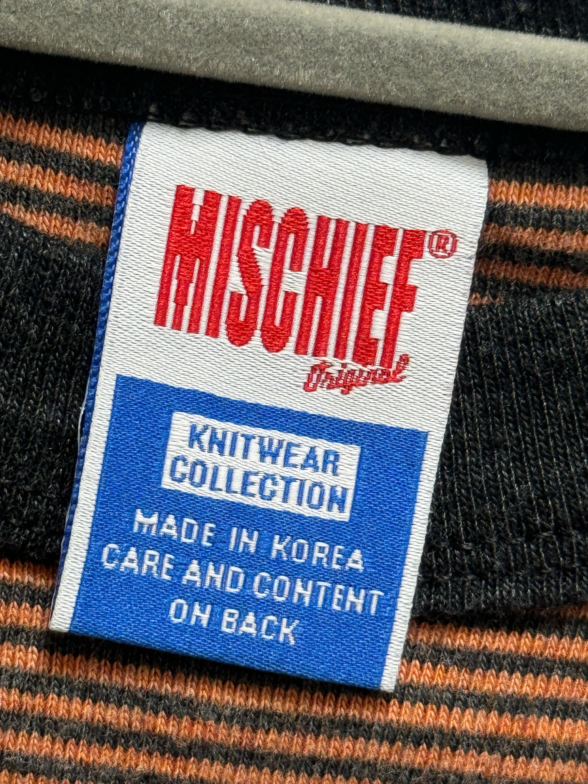 미스치프 단가라 오렌지 반팔크롭티 5