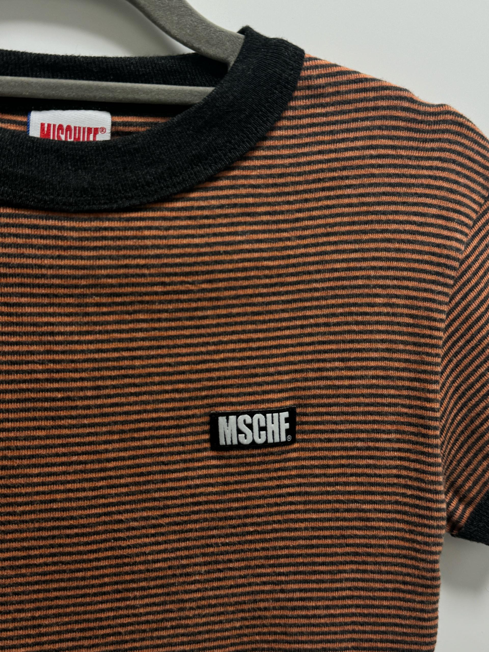 미스치프 단가라 오렌지 반팔크롭티 4