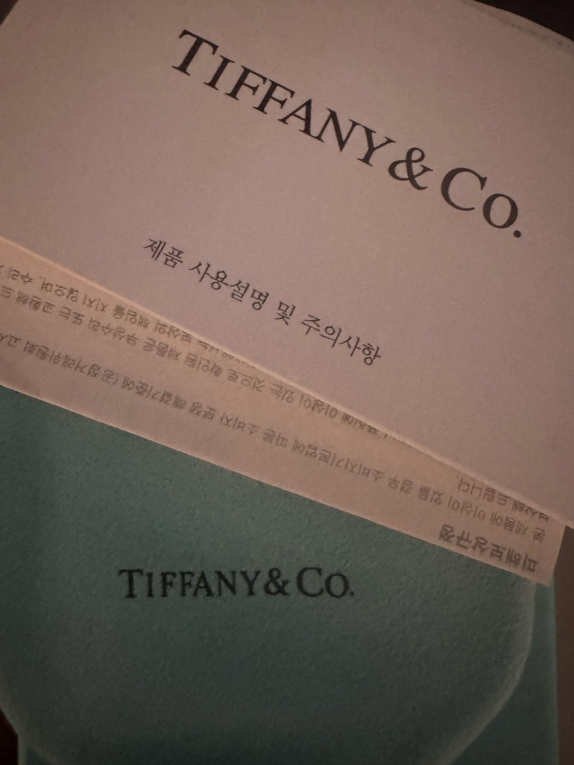 (정품인증+영수증+박스포함)티파니앤코 목걸이 2