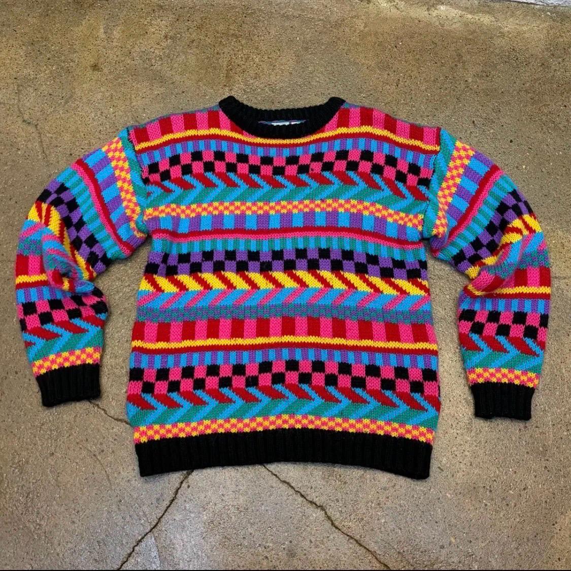 [20%세일] 90s USA 빈티지 패턴 니트 2
