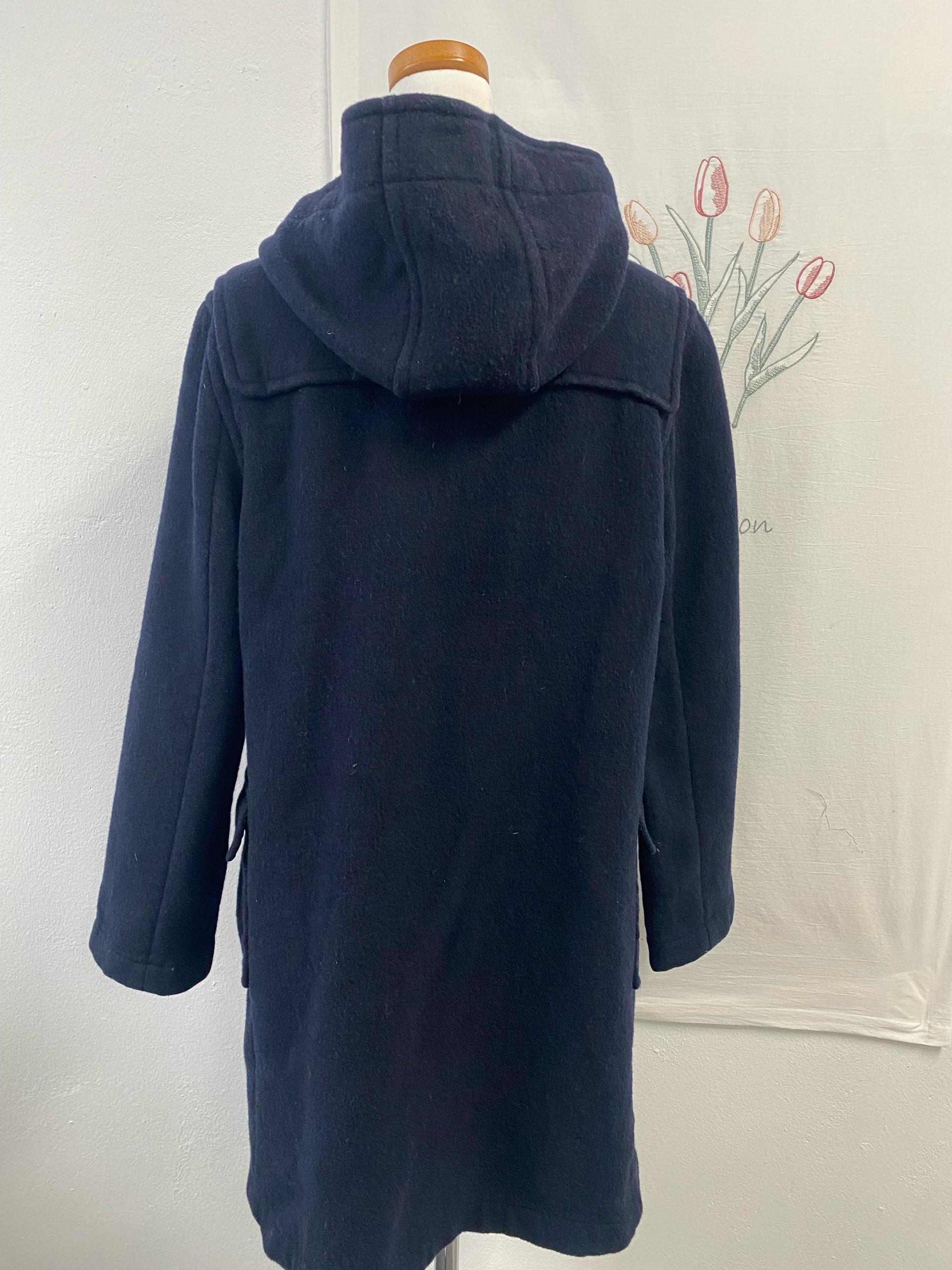 BCBG 네이비 후드 떡볶이 코트 8