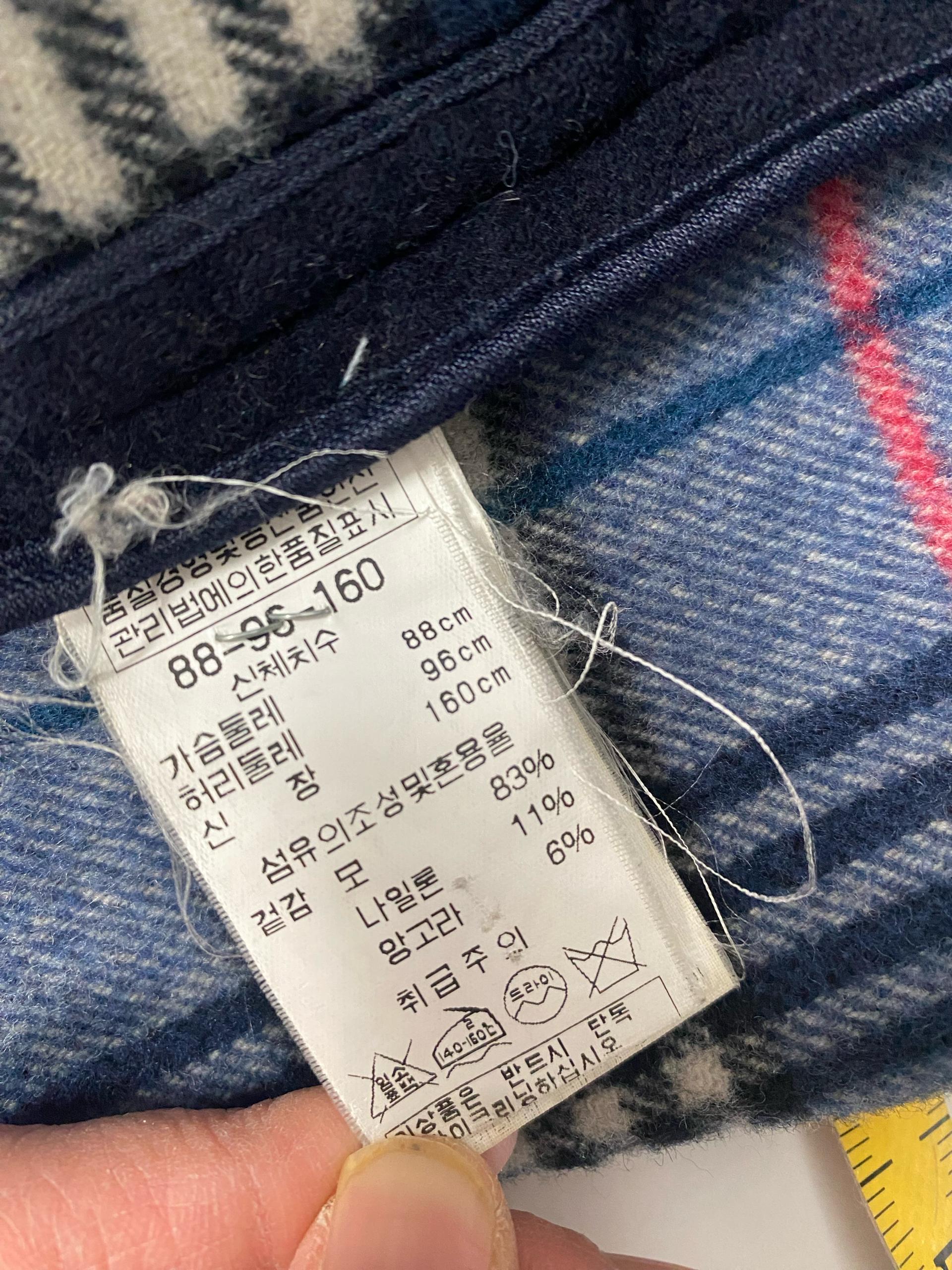 BCBG 네이비 후드 떡볶이 코트 10