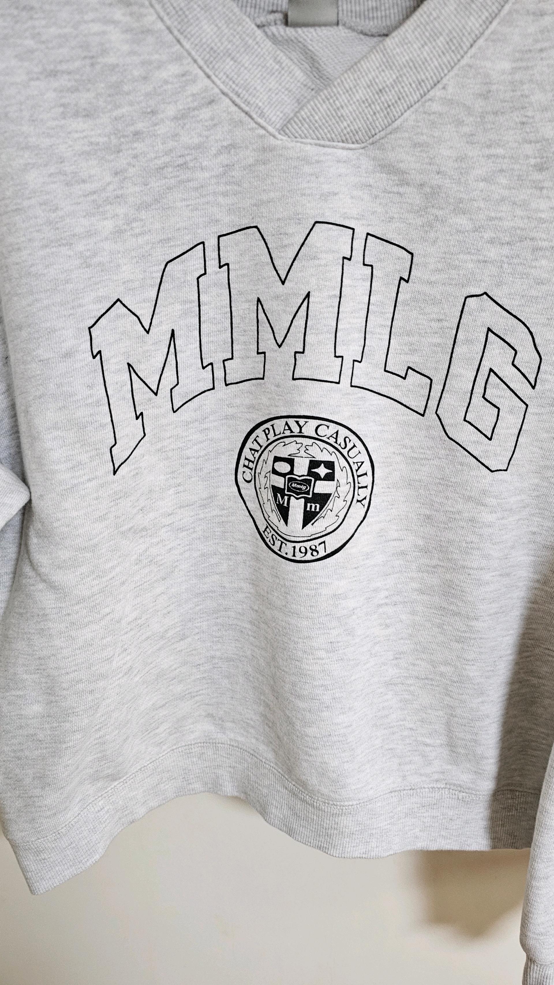 Mmlg 세미크롭 기모 맨투맨   5