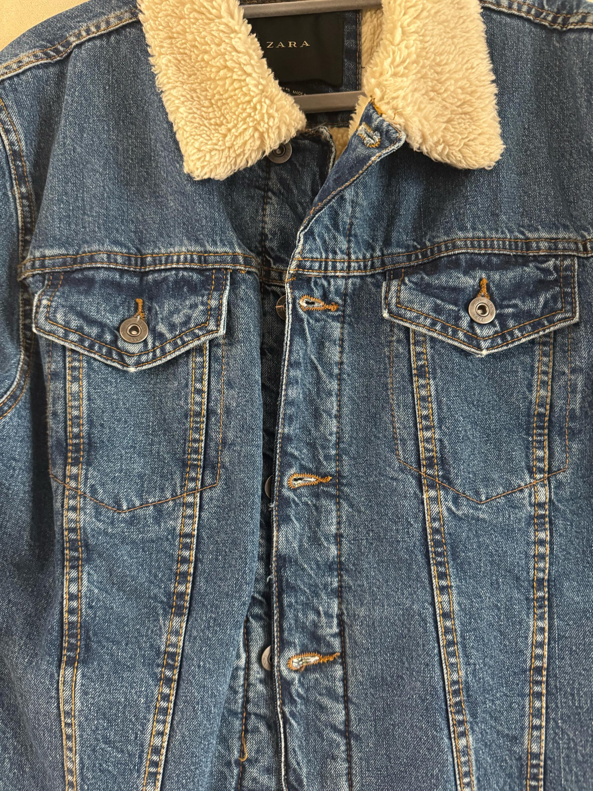 zara 데님 쉐르파자켓 2
