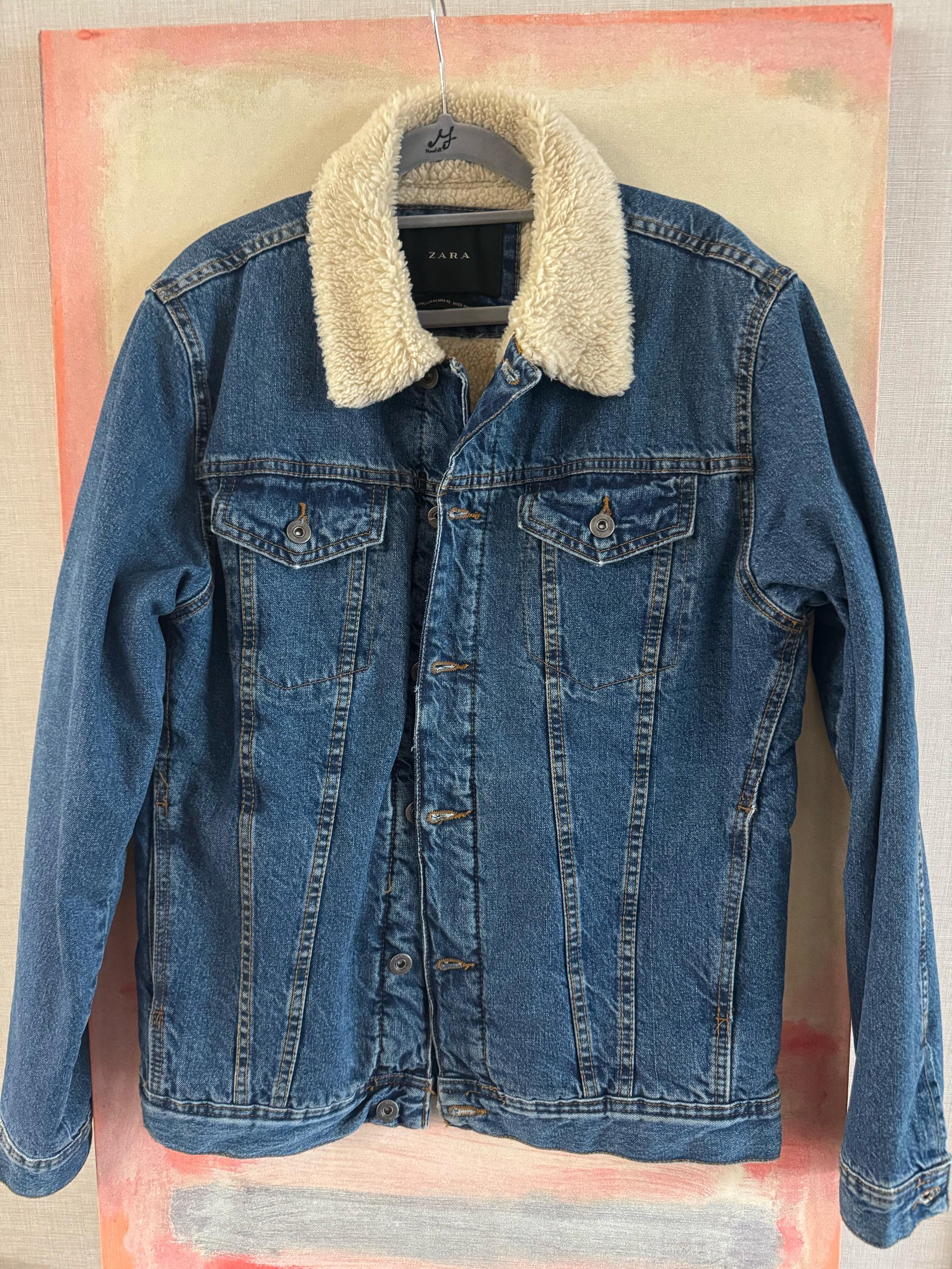 zara 데님 쉐르파자켓 3