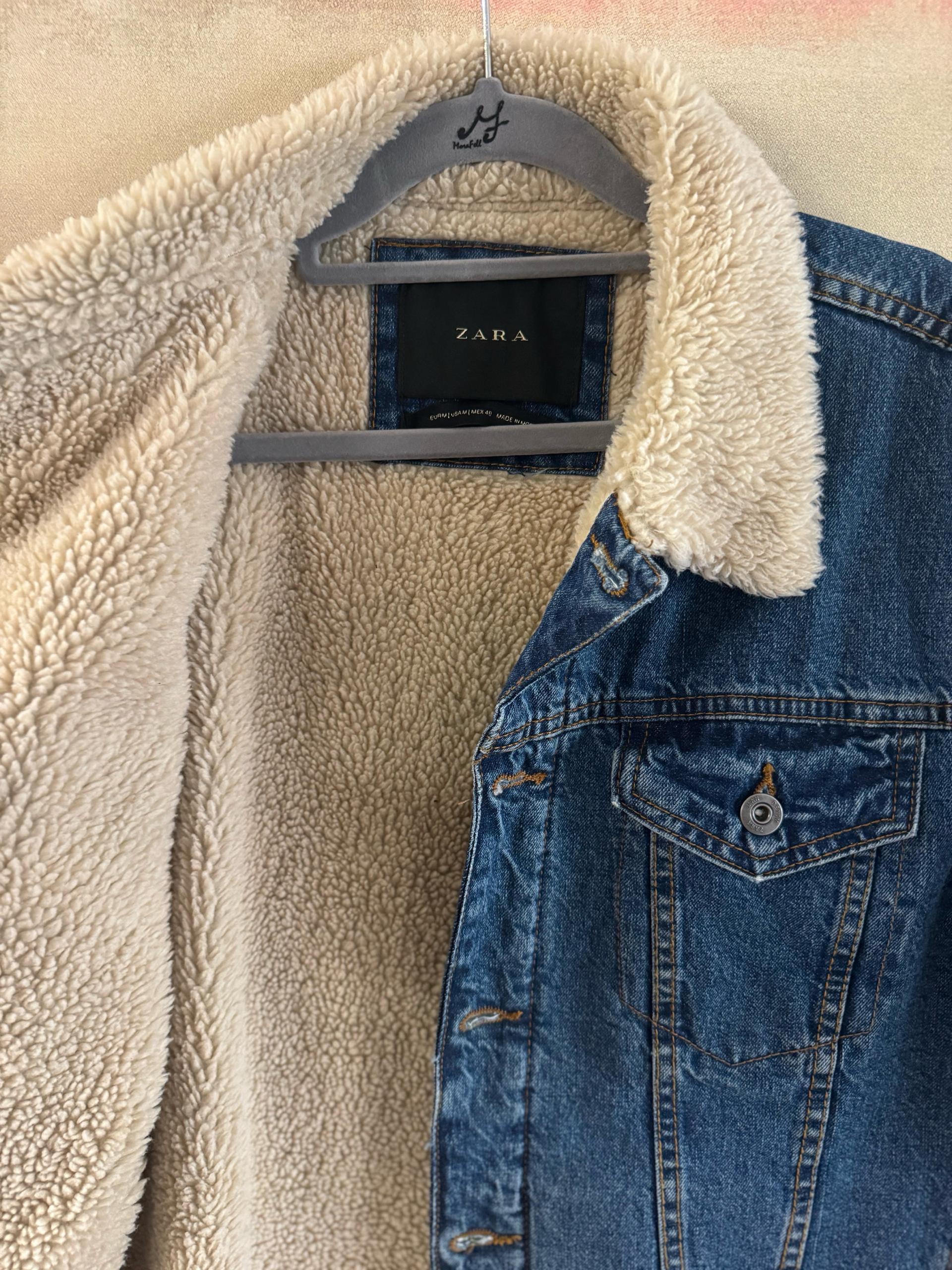 zara 데님 쉐르파자켓 4