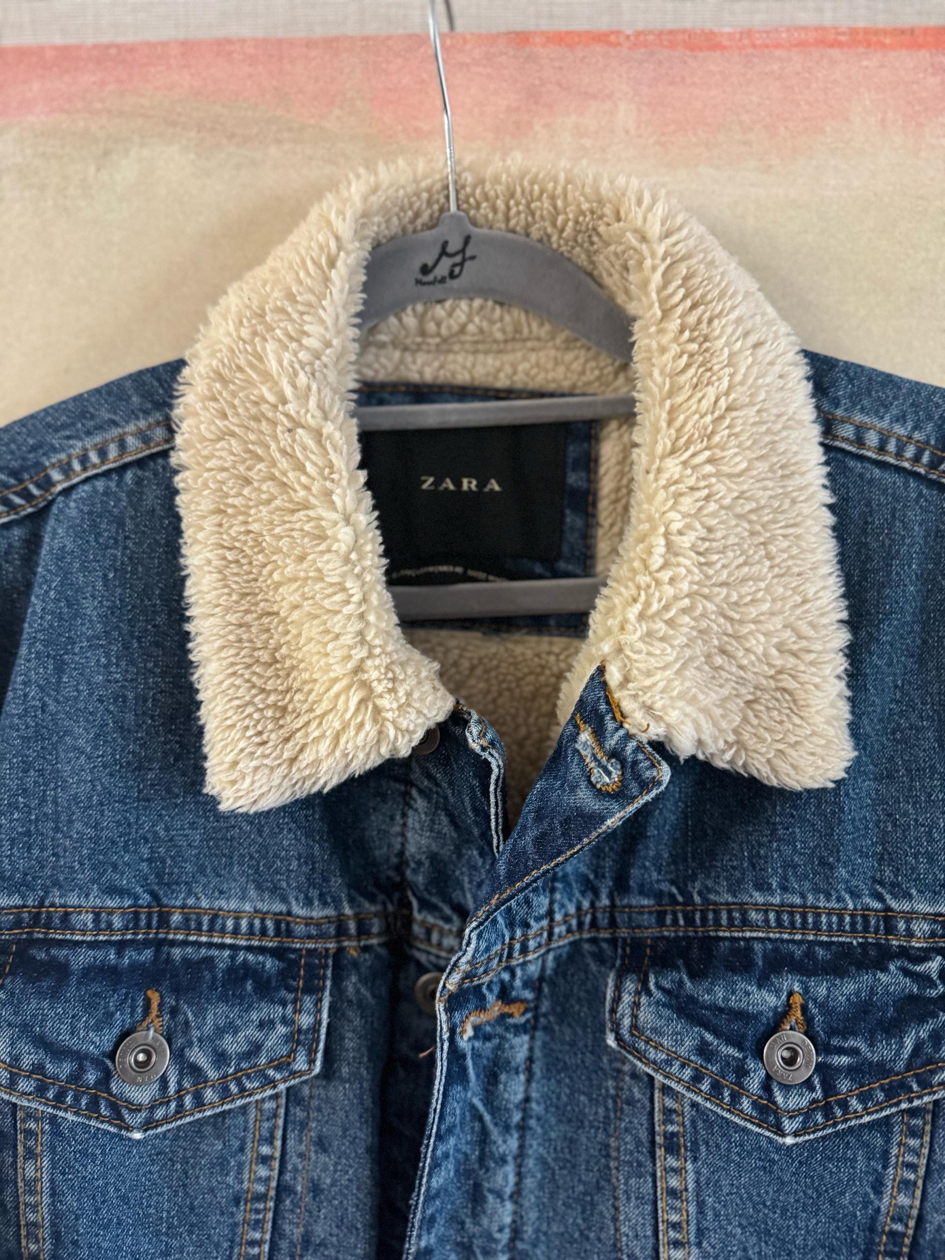 zara 데님 쉐르파자켓 5