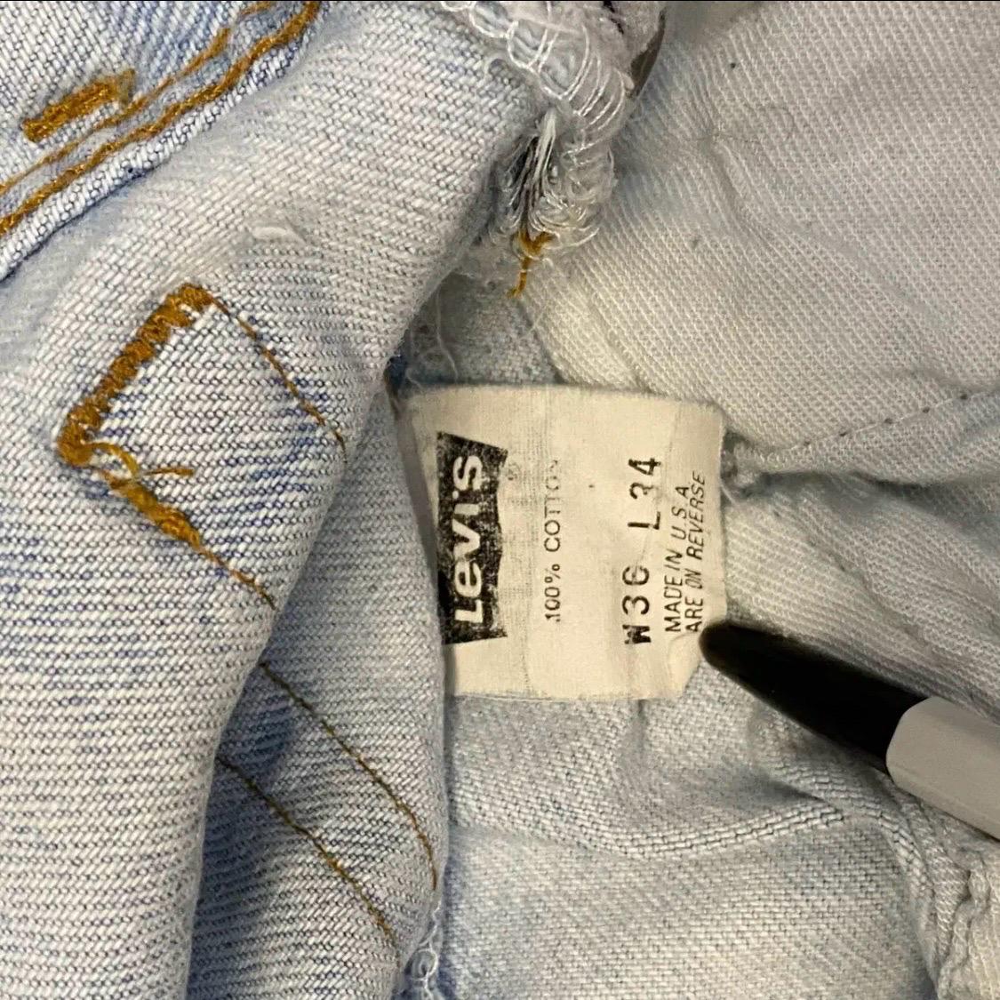 [20%세일] 90s Made in USA 빈티지 리바이스 청바지 5