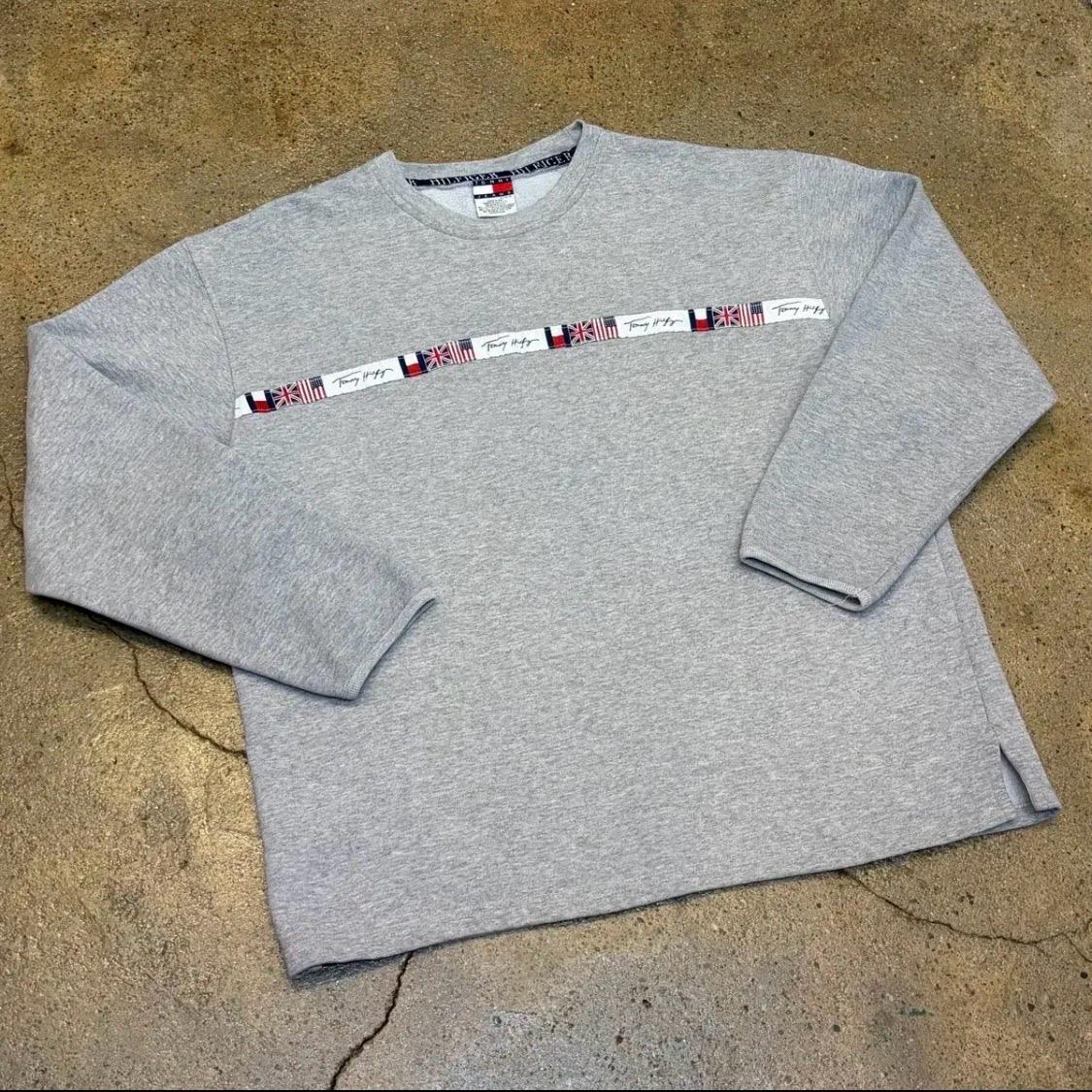 90s Made in USA 미국 빈티지 타미힐피거 타미진 맨투맨 3