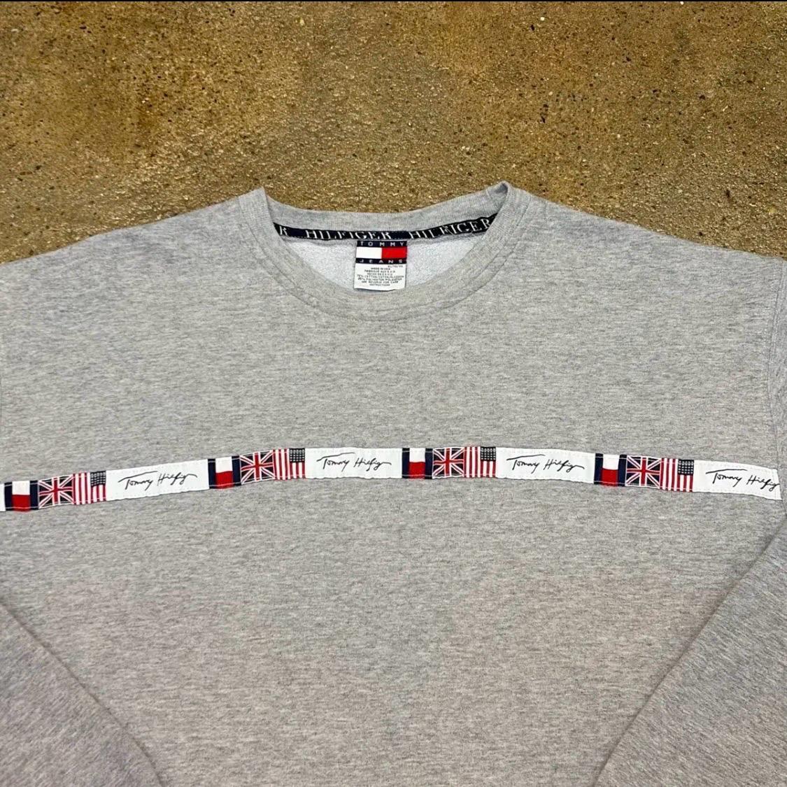 90s Made in USA 미국 빈티지 타미힐피거 타미진 맨투맨 4
