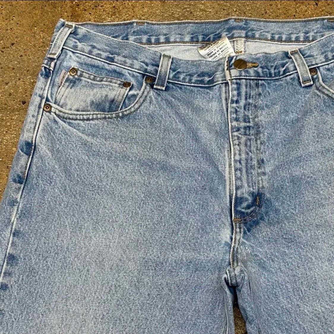 00s 미국 빈티지 칼하트 연청 청바지 데님팬츠 4