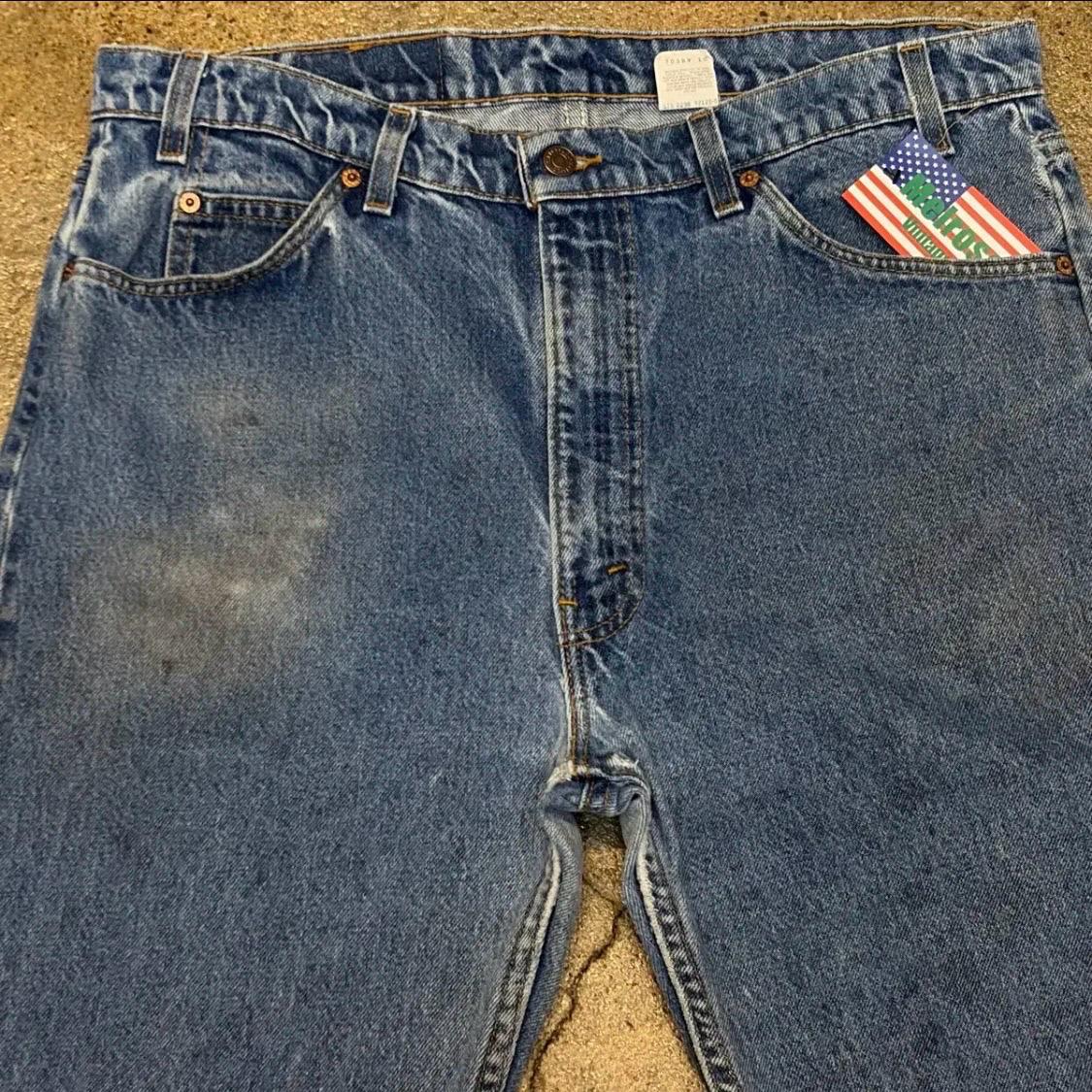 90s Made in USA  빈티지 리바이스 505 오렌지탭 청바지 4
