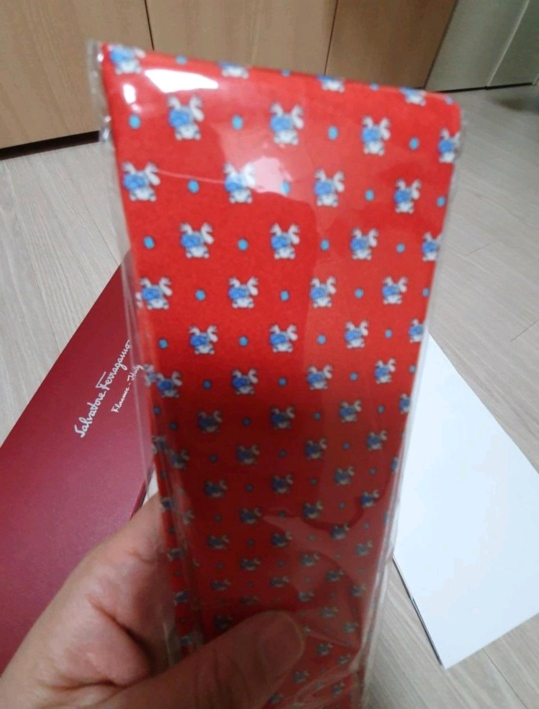 새제품) 페라가모 넥타이  4