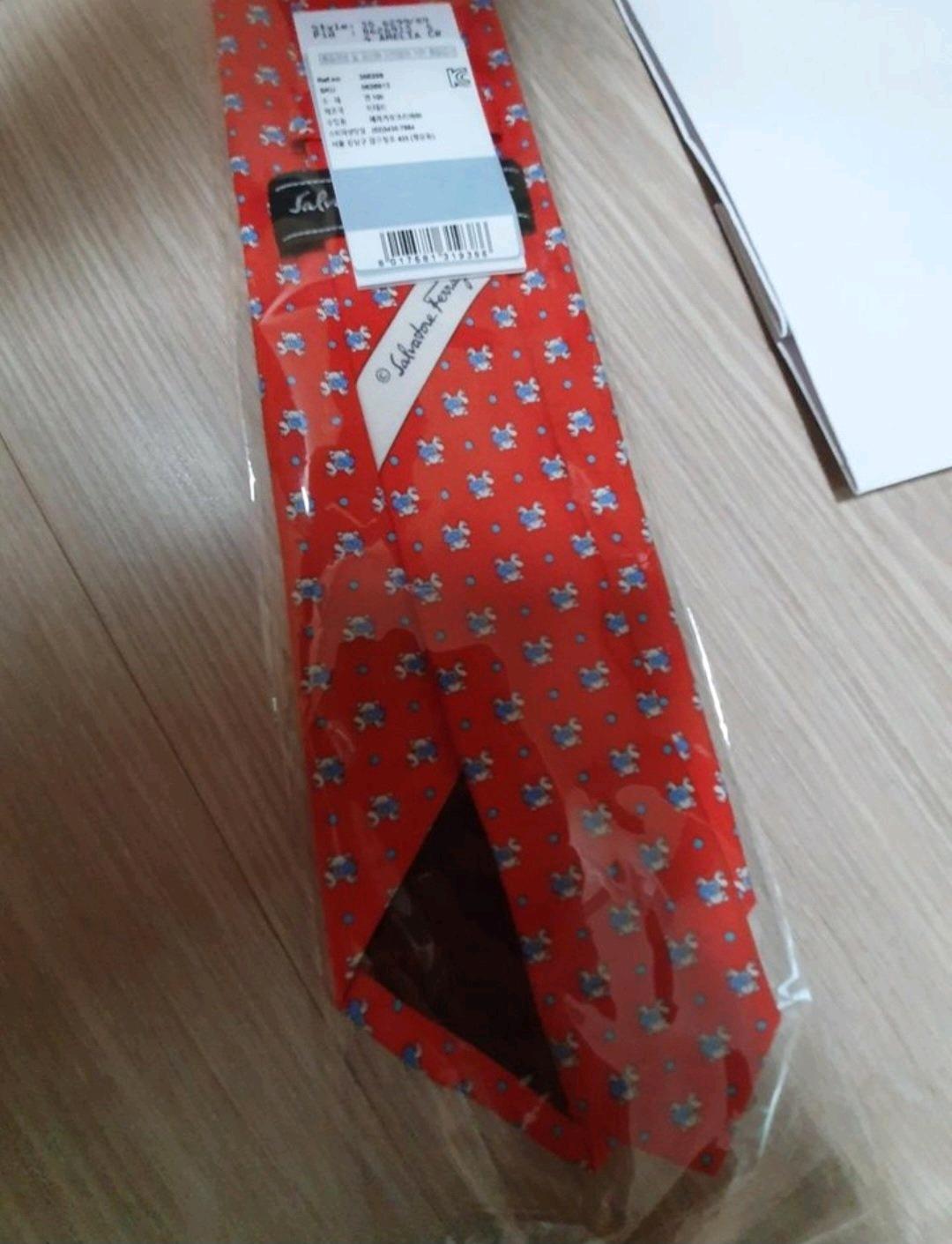 새제품) 페라가모 넥타이  6