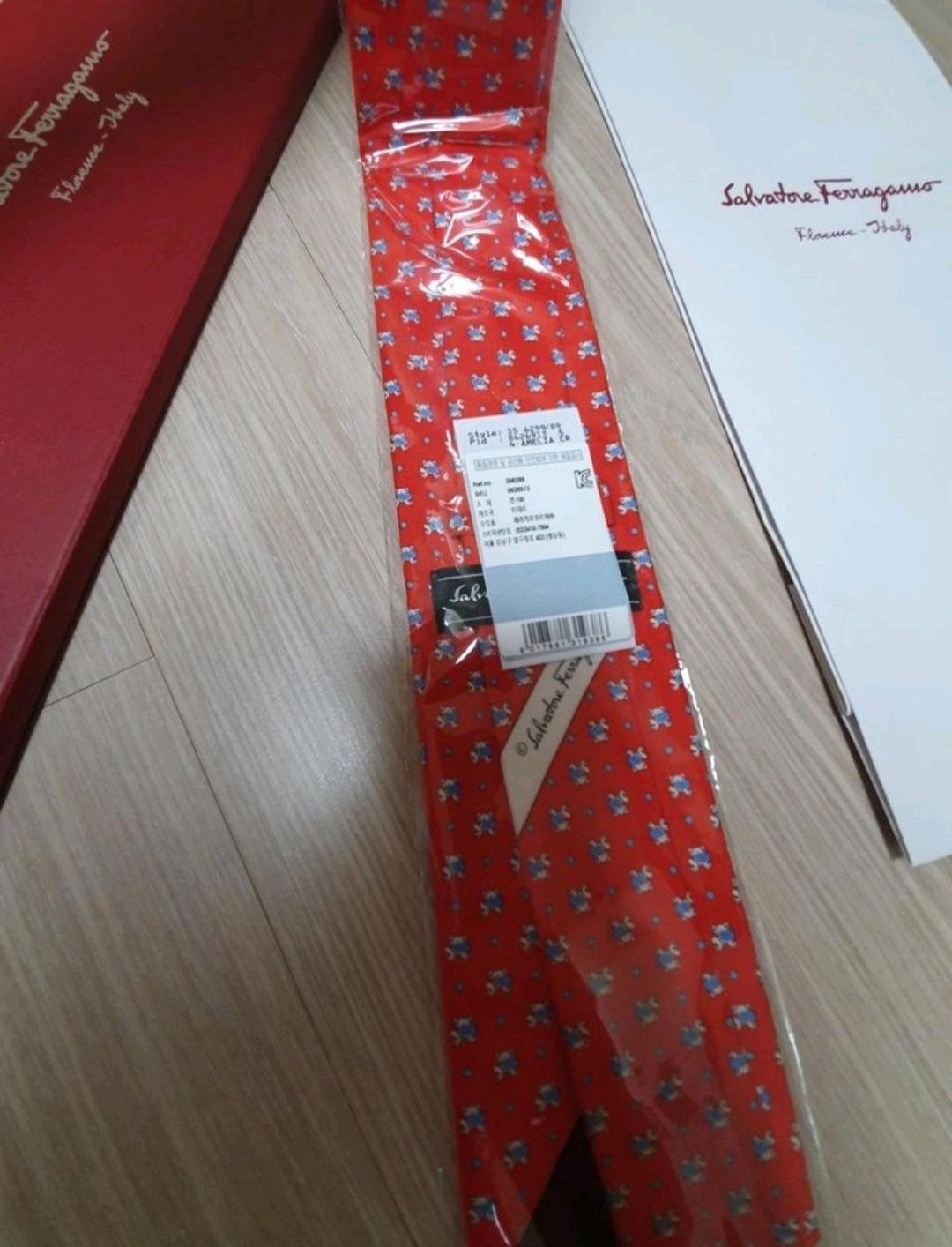 새제품) 페라가모 넥타이  7