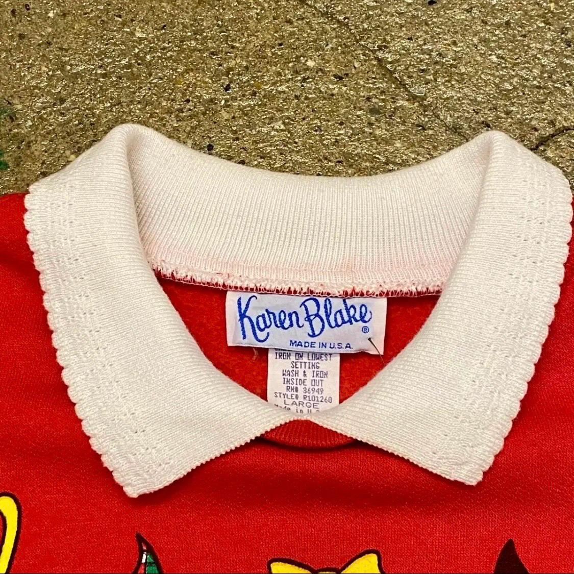 [20%세일] 80s Made in USA 미국 빈티지 아가타 크리스마스 맨투맨 4