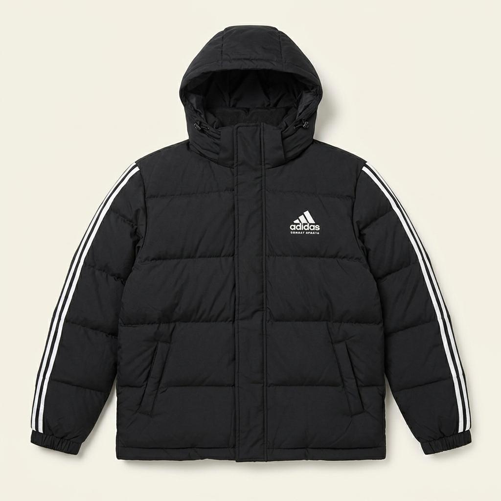 Unisex's Adidas 삼선 롱패딩 [A] 1