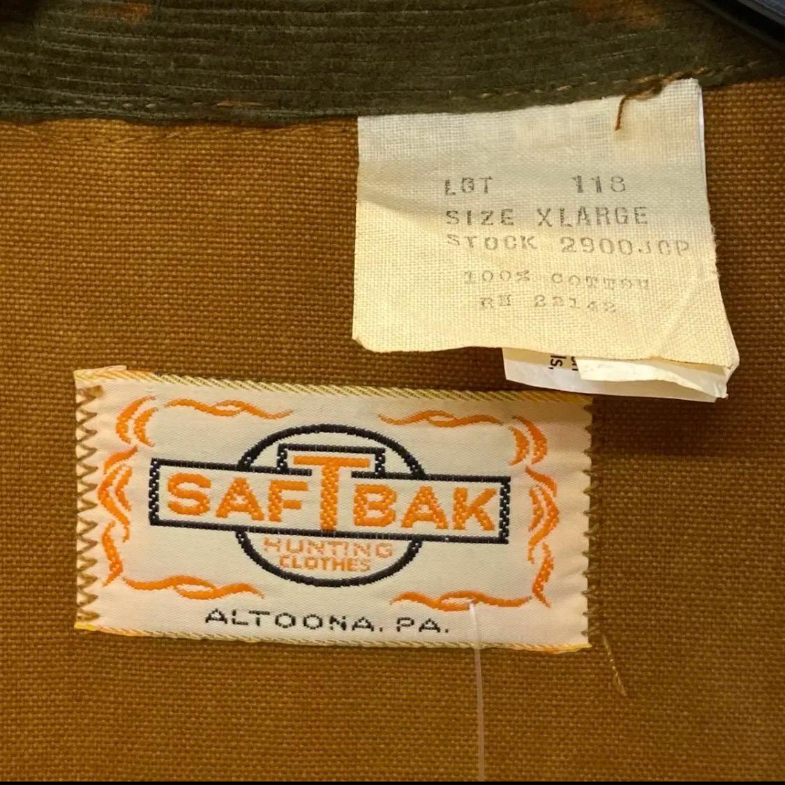 [20%세일] 80s USA 빈티지 SAFTBAK 오리지널 헌팅자켓 5