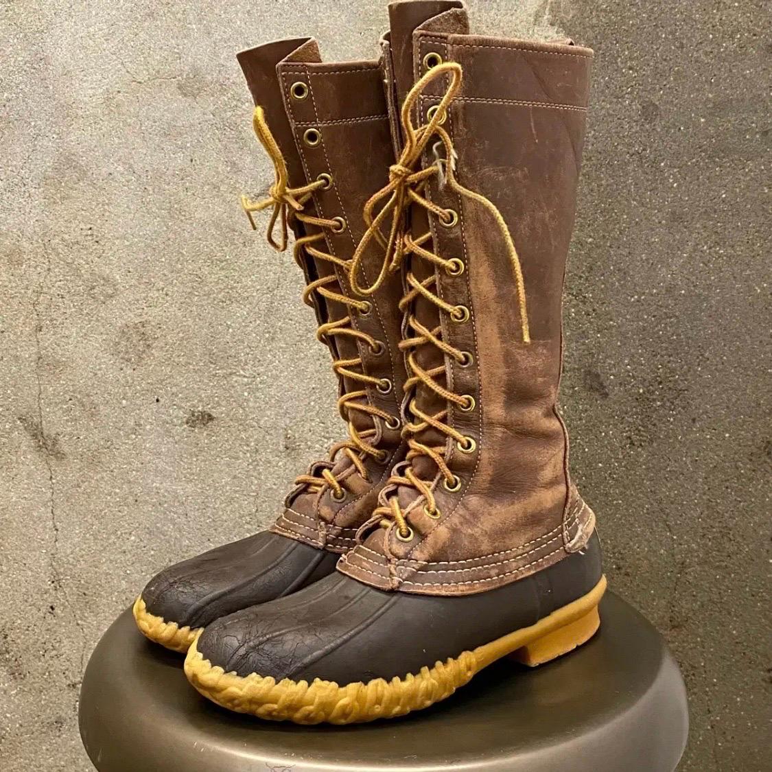 [20%세일] 80s Made in USA 엘엘빈 여성 헌팅 덕부츠 3