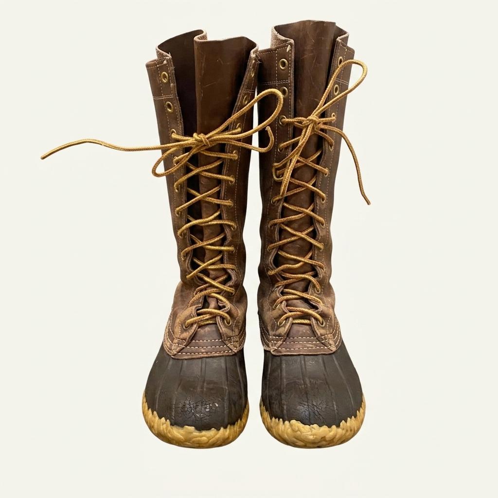 [20%세일] 80s Made in USA 엘엘빈 여성 헌팅 덕부츠 1