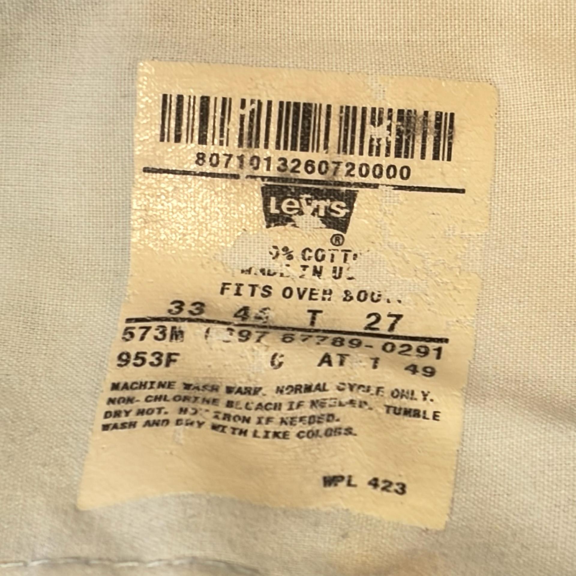 90s Made in USA  빈티지 리바이스 573 퍼스널페어 청바지 10
