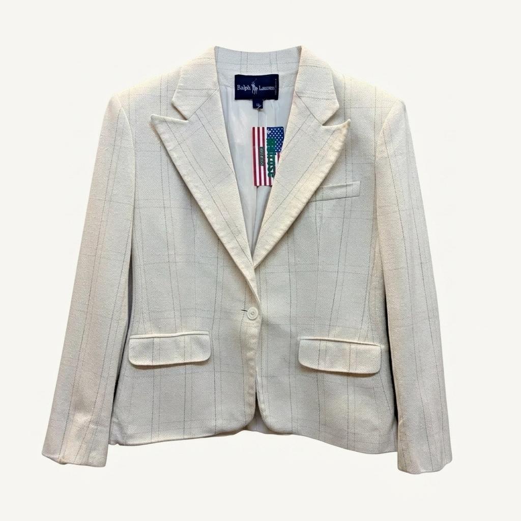 [20%세일] 90s Mdae in USA 폴로랄프로렌 정품 빈티지 린넨 블레이저 정장 1