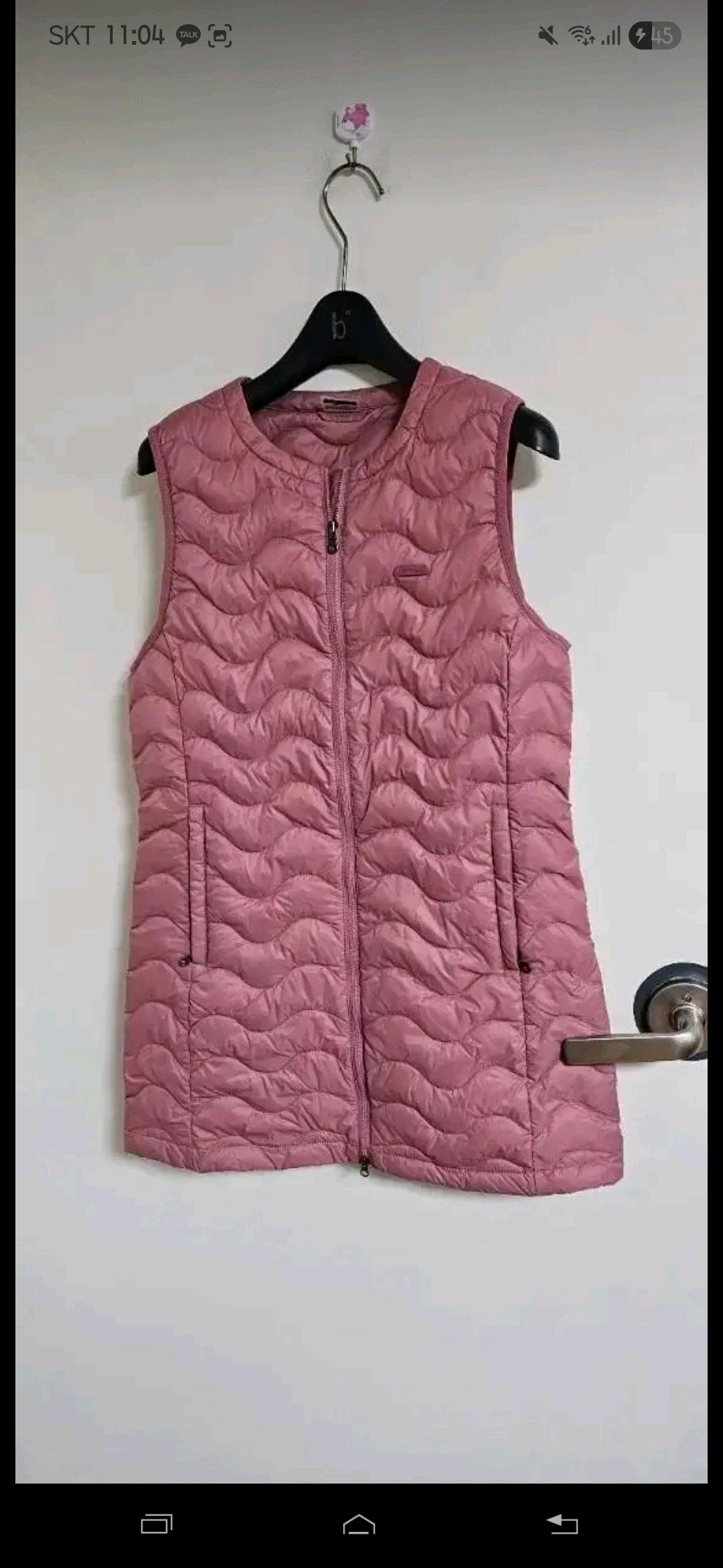 머렐 경량 거위털 롱조끼  2