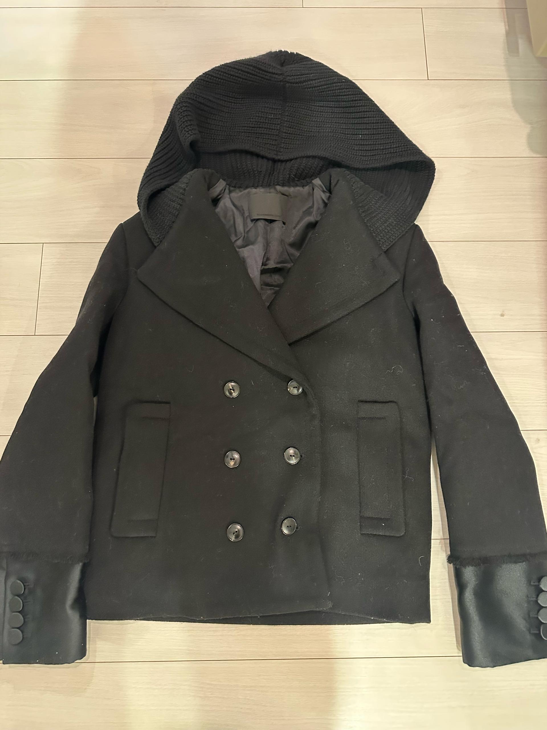 정품)Alexander Wang 후드 코트 블랙 44-55 2