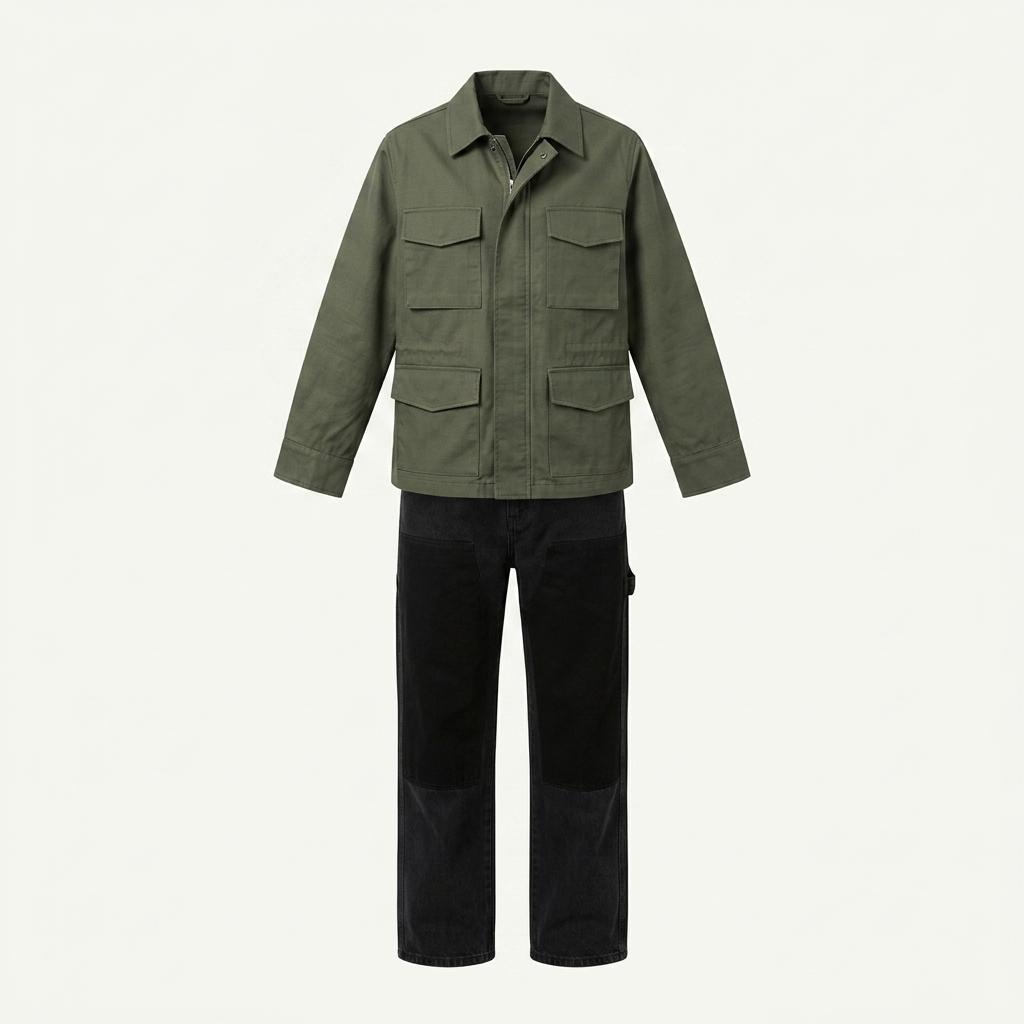새상품) 렉스튜디오 블랙포인트 워싱데님팬츠 M (정가 139,000원) 1