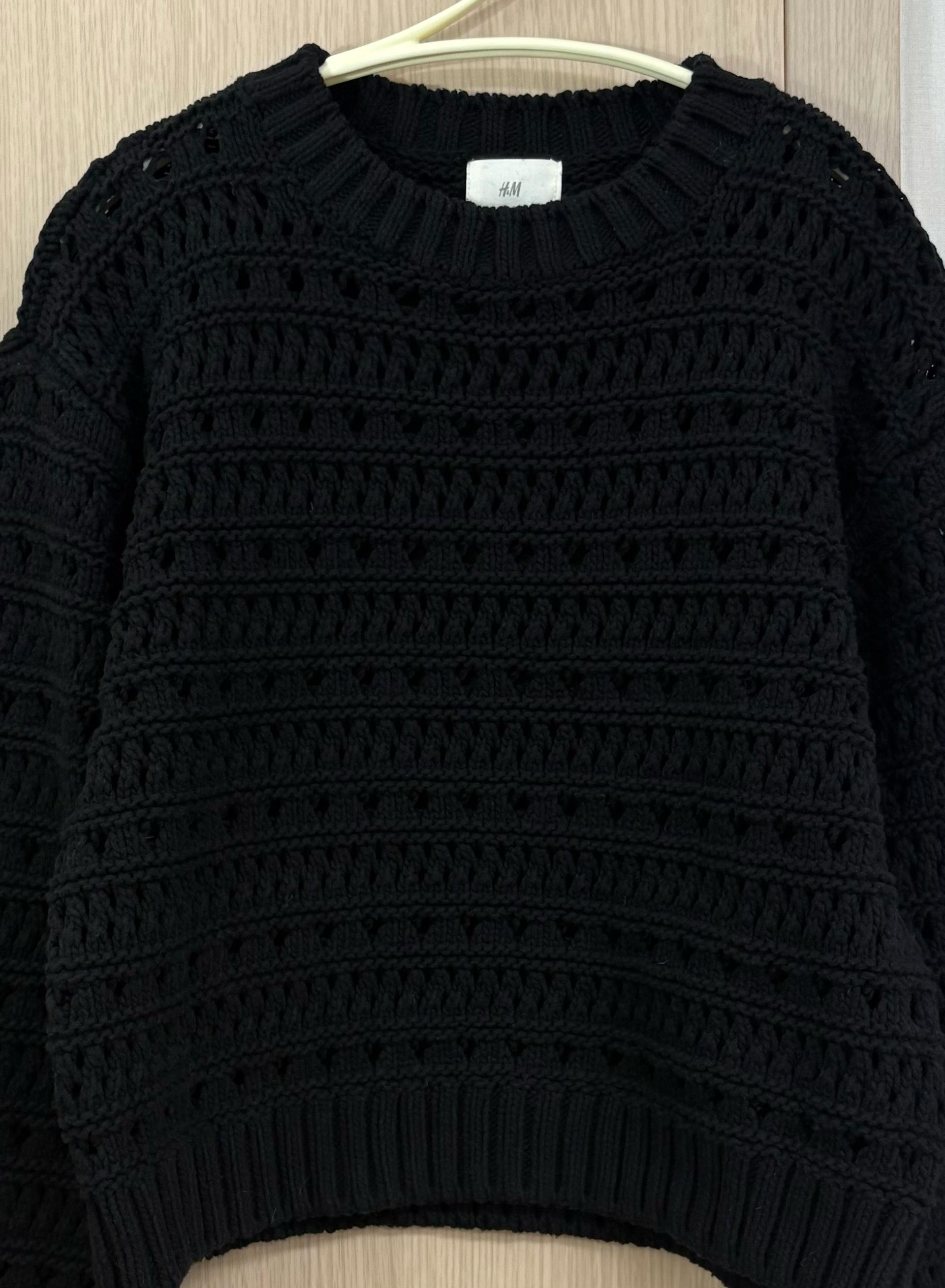 H&M 펀칭 니트 S 4
