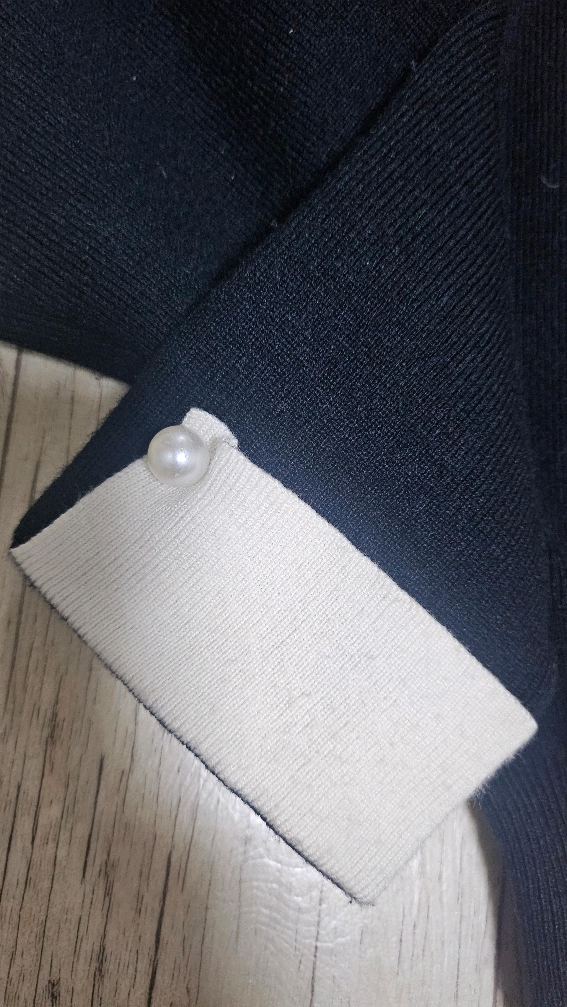 진주장식 카라 니트 4