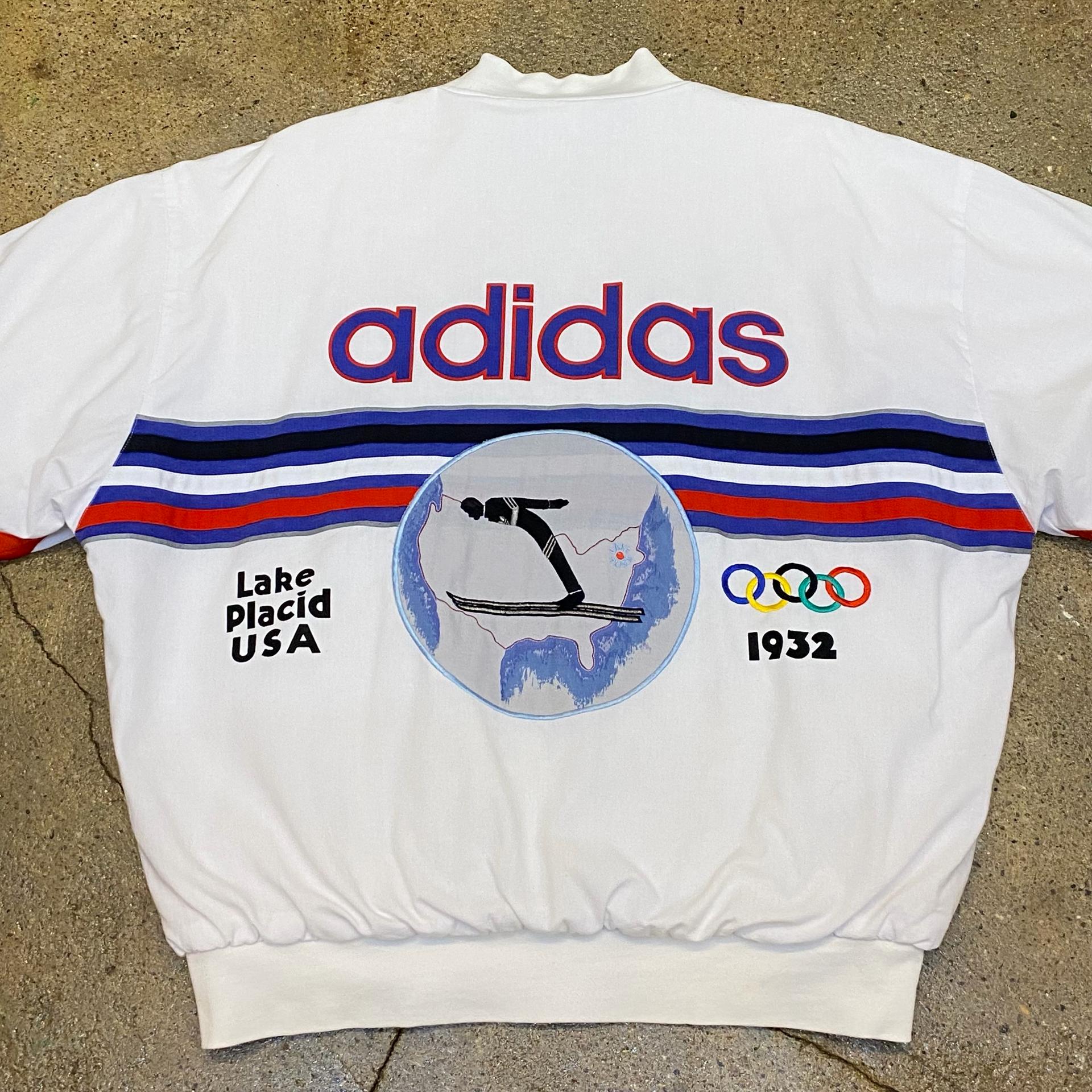 80s Made in USA 빈티지 아디다스 로제착용 올림픽 USA 자켓 4