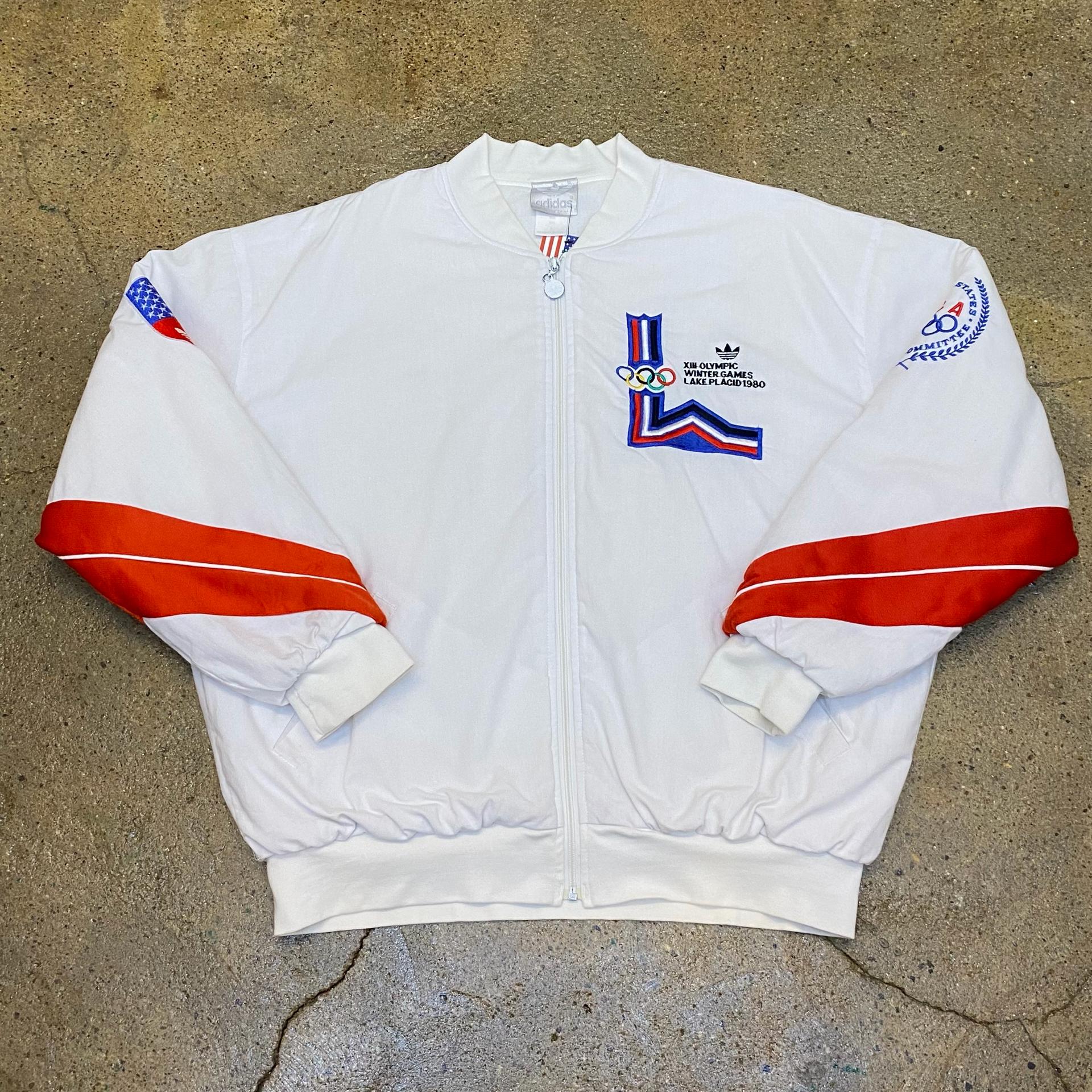 80s Made in USA 빈티지 아디다스 로제착용 올림픽 USA 자켓 6