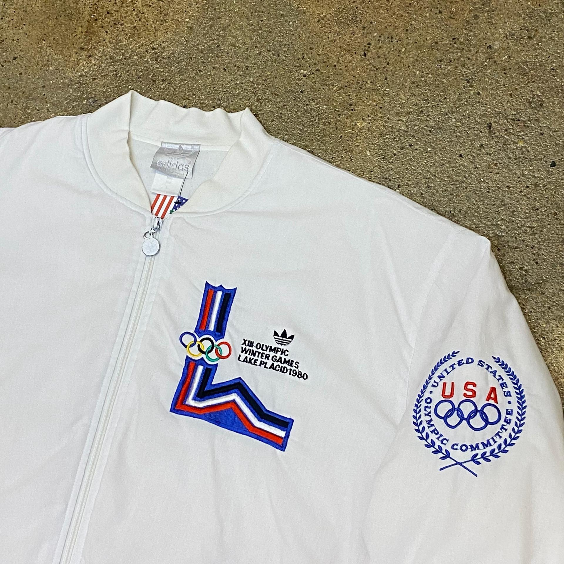80s Made in USA 빈티지 아디다스 로제착용 올림픽 USA 자켓 8