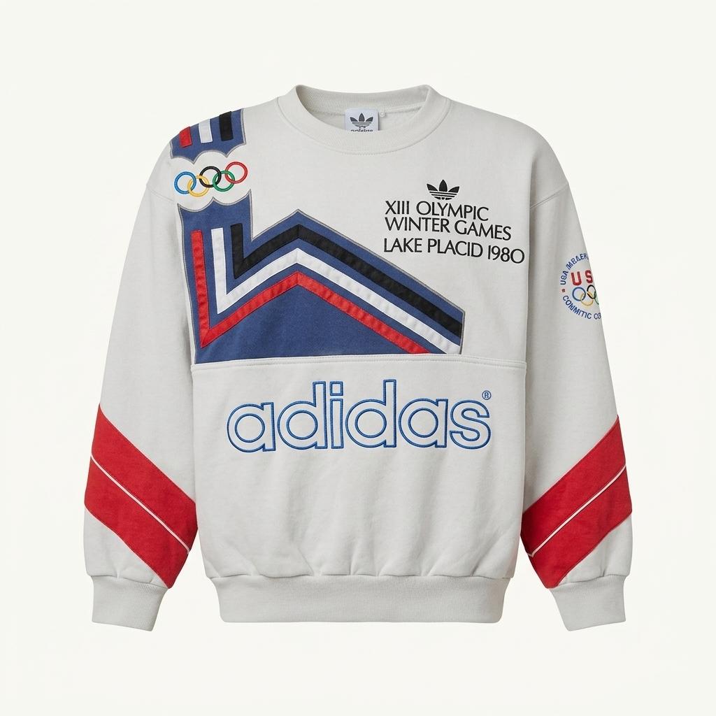 80s Made in USA 빈티지 아디다스 로제착용 올림픽 USA 자켓 1