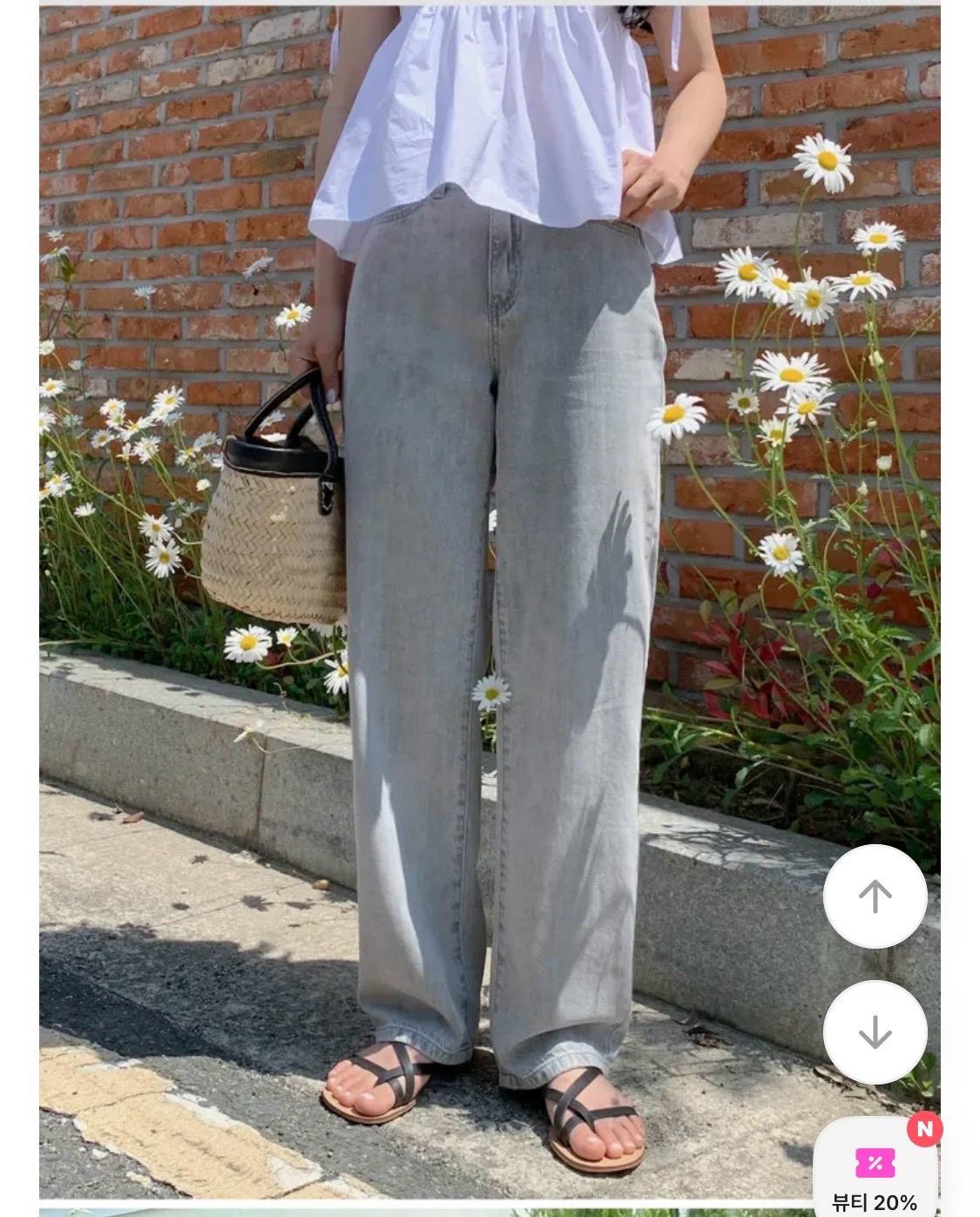 고고싱 그레이 여름청바지 2
