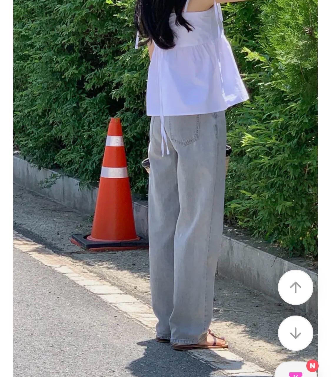 고고싱 그레이 여름청바지 4